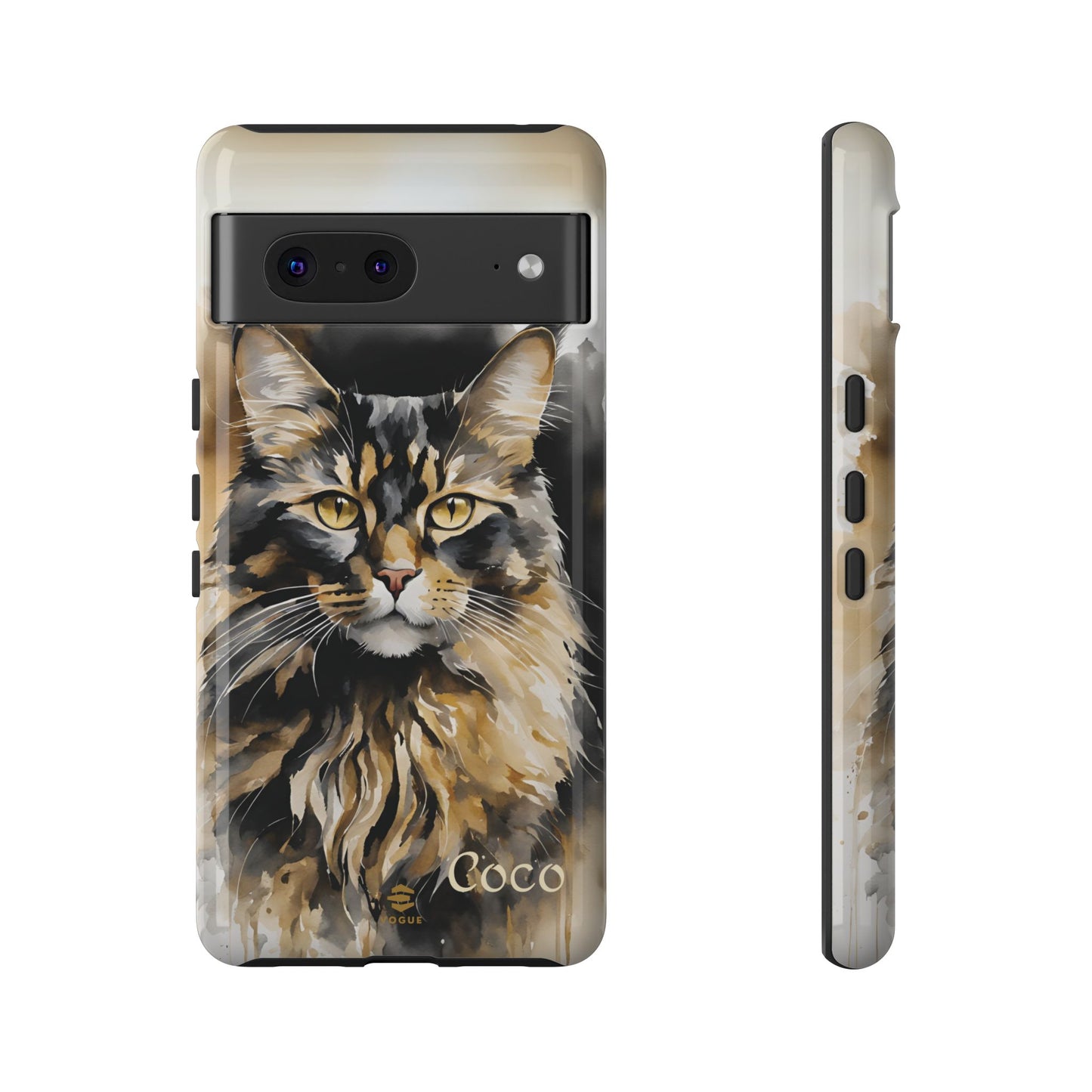 Custom Meow Cat Google Pixel Tough Phone Case
