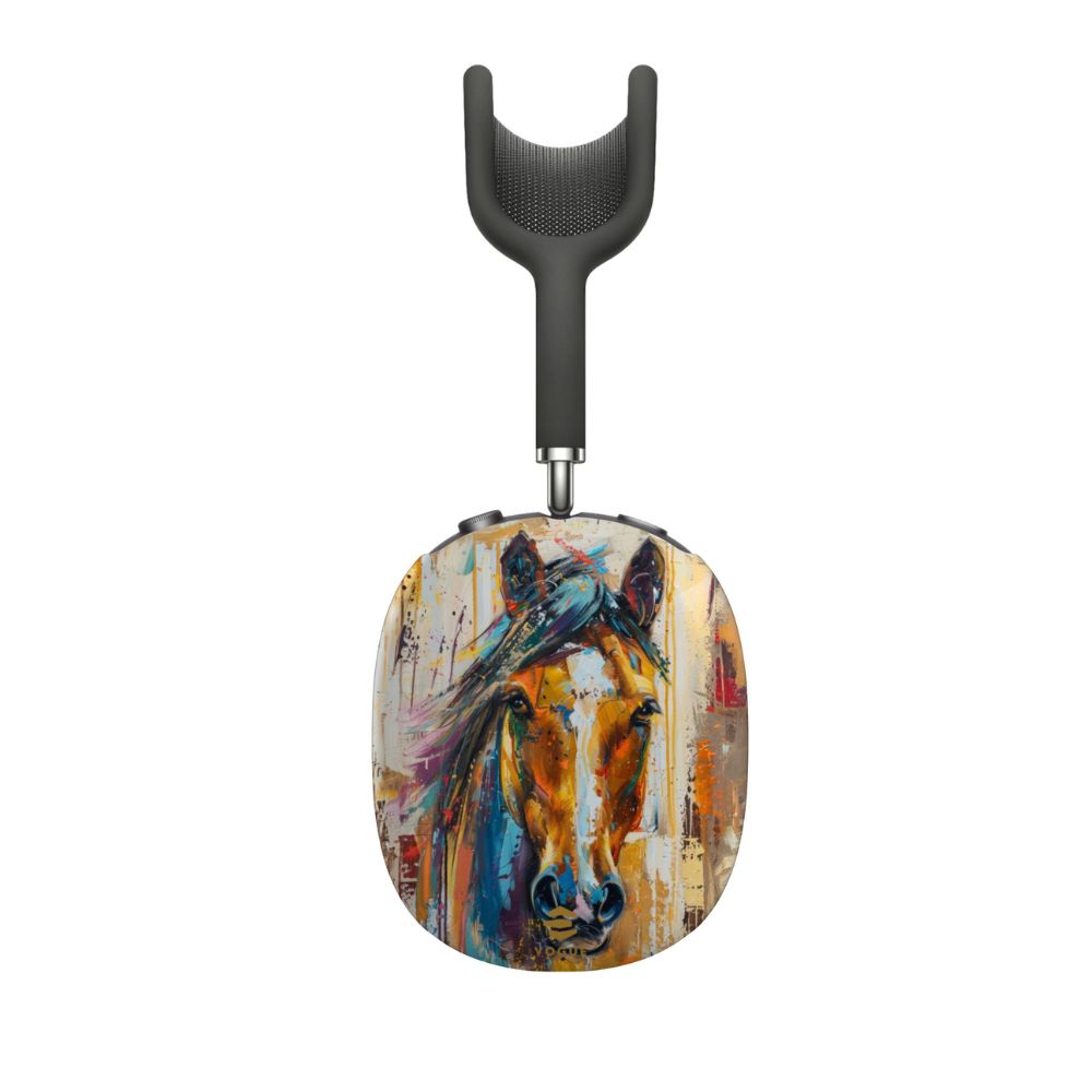 Horse Art AirPod Max Cases - Brown