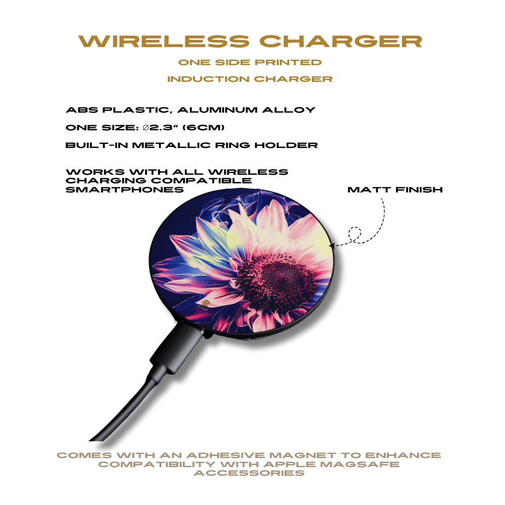 Vintage Sunflower Induction Charger