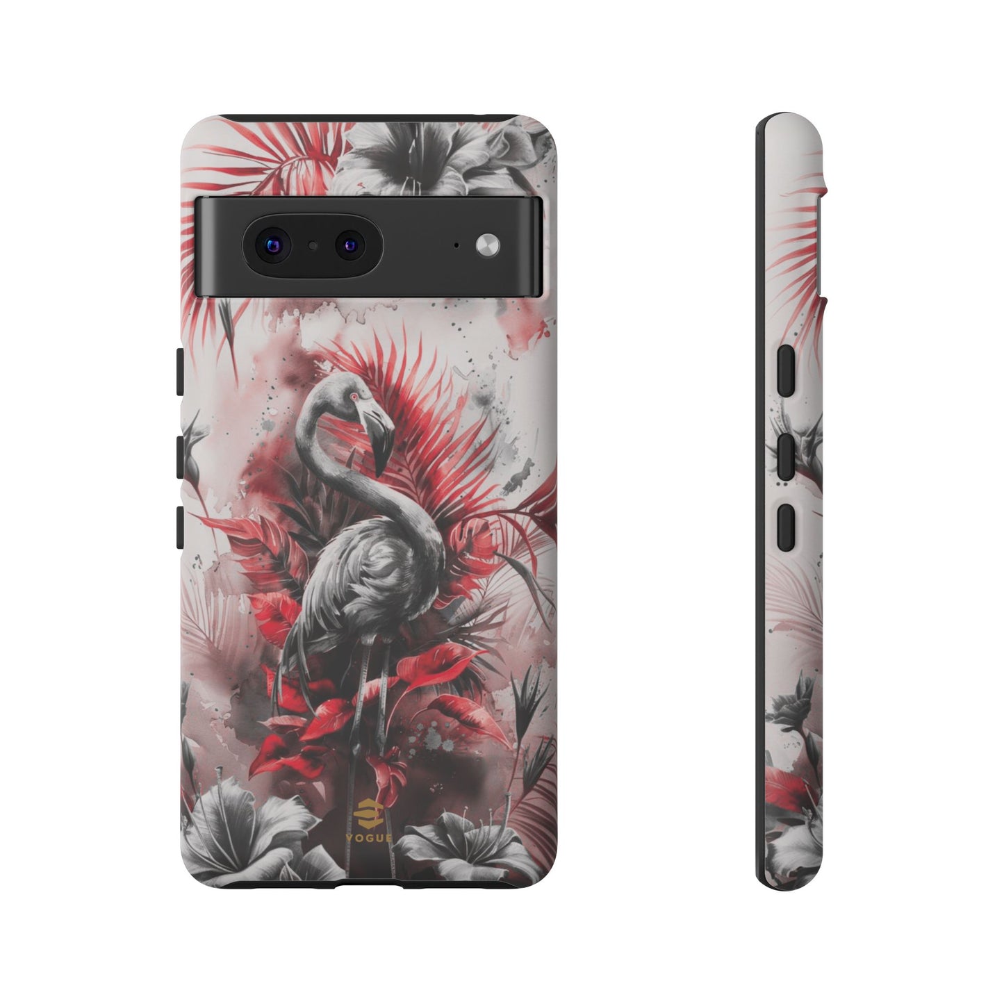 Flamingo Tropical Design Tough Phone Case Pixel