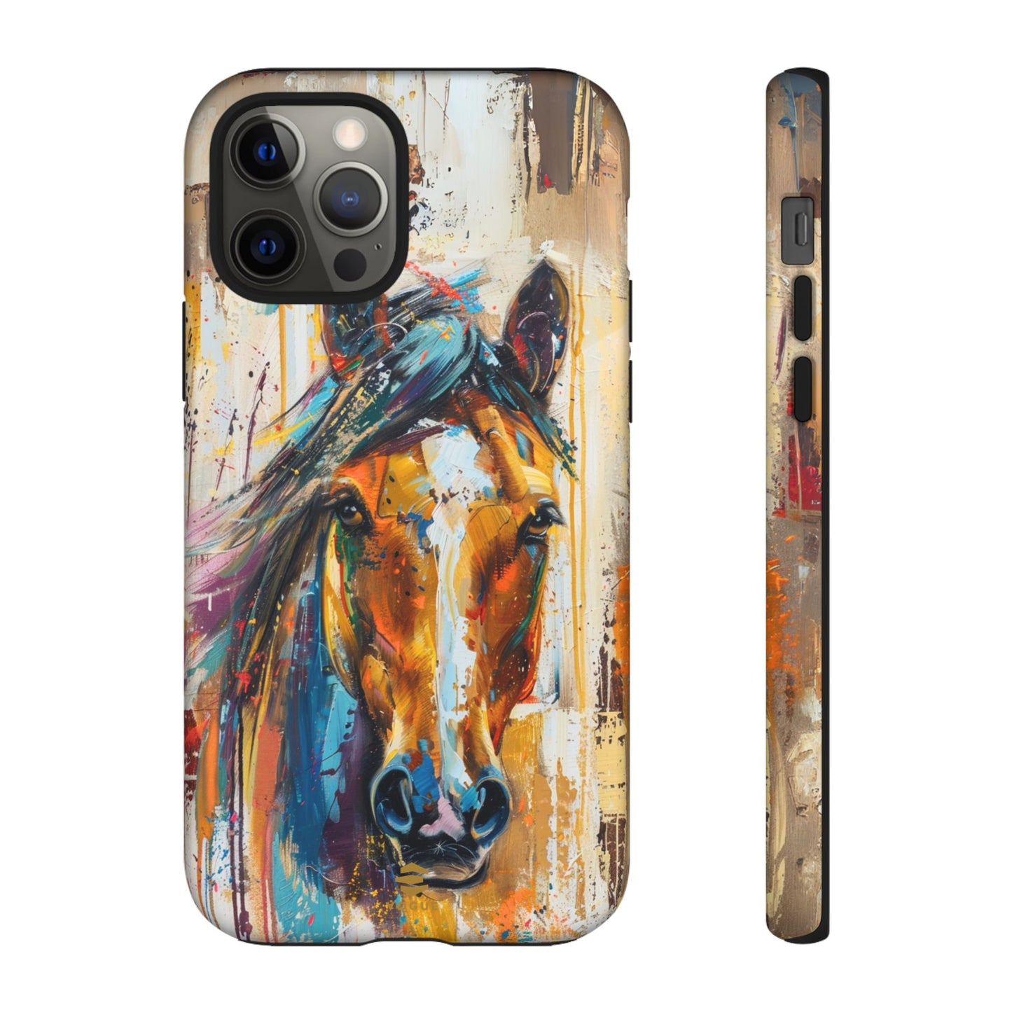 Horse Art iPhone Case - Brown - Though Phone Case