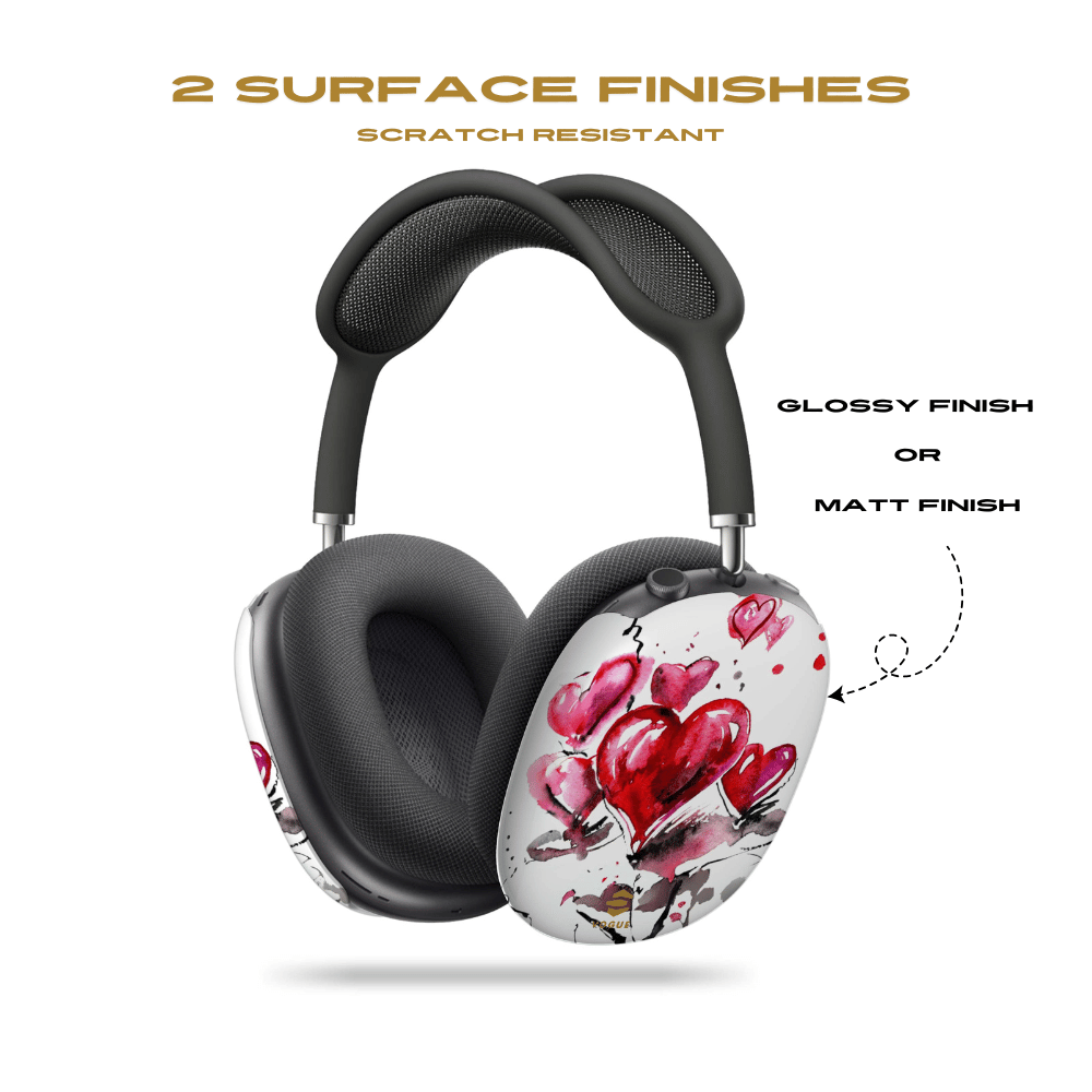 Abstract Hearts AirPod Max Cases Valentine's day gift for her