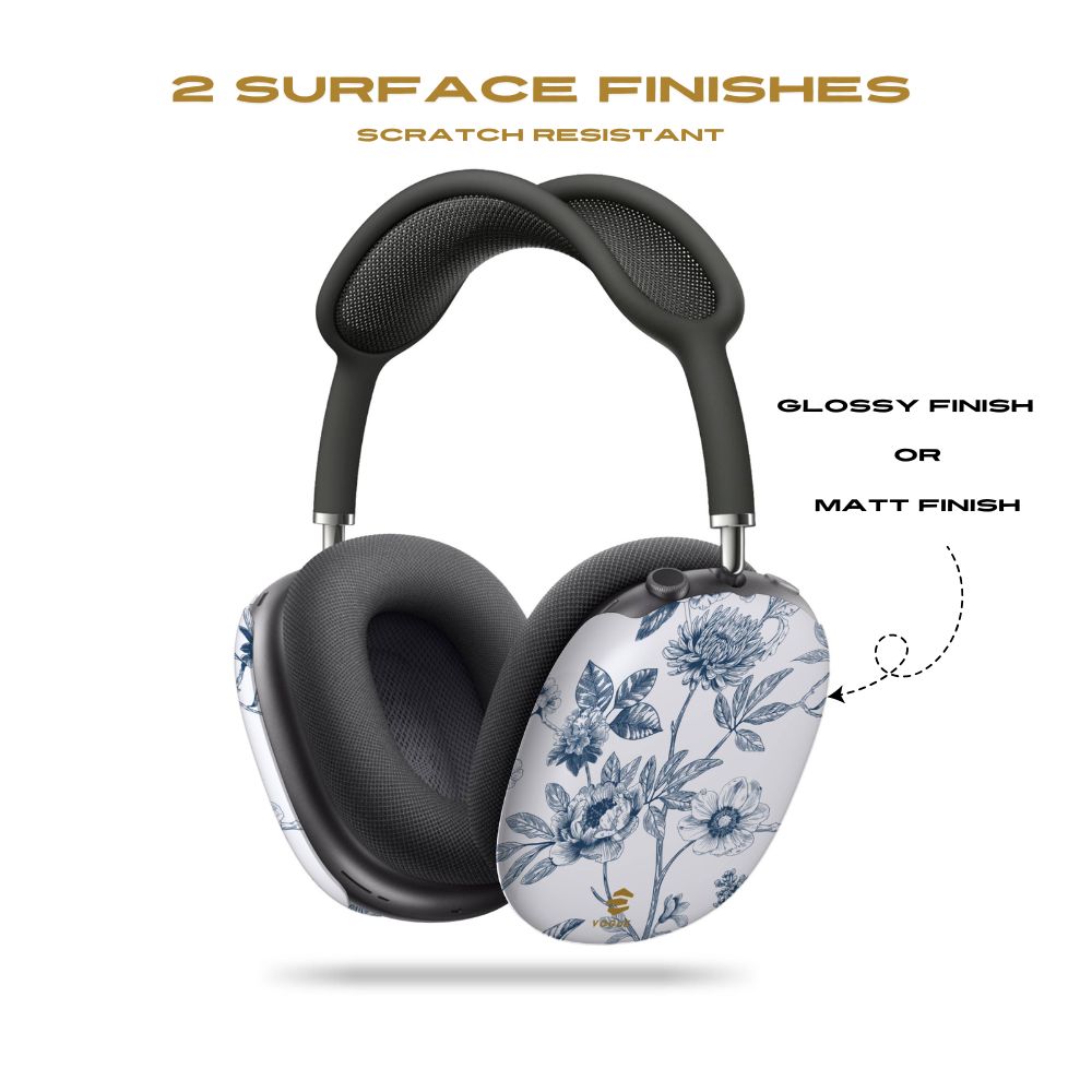 Floral Line Art AirPod Max Cases