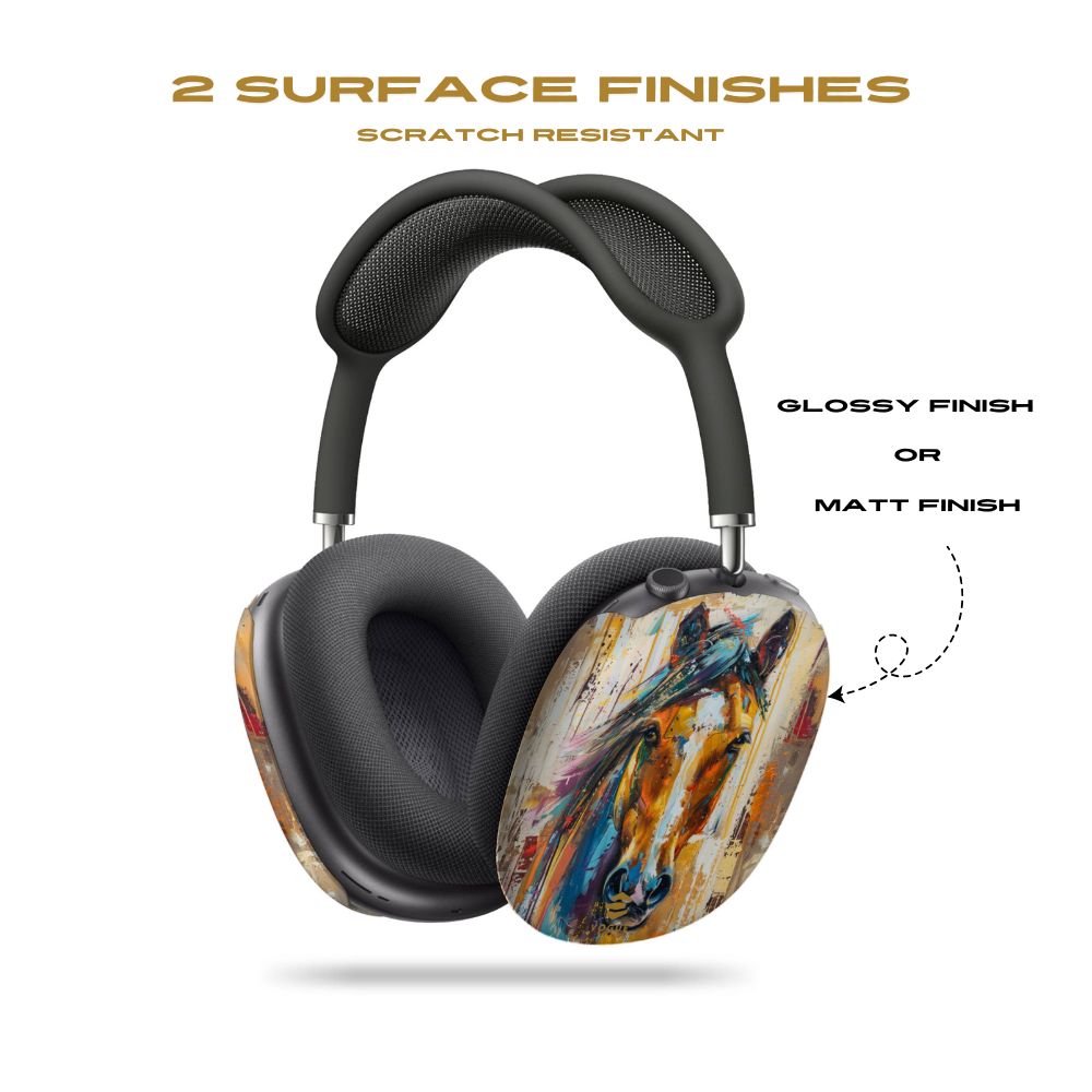 Horse Art AirPod Max Cases - Brown