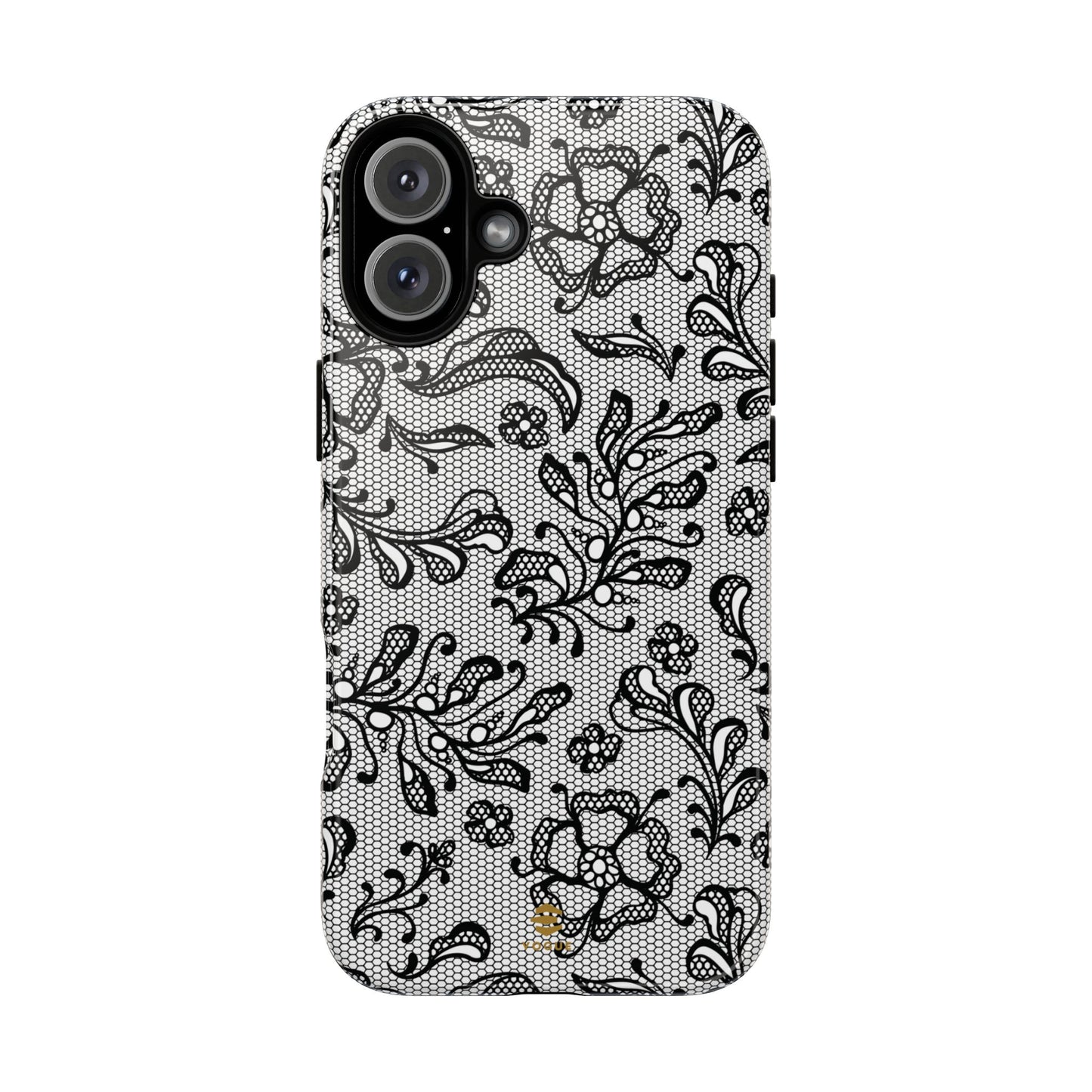 Funda para iPhone con encaje negro