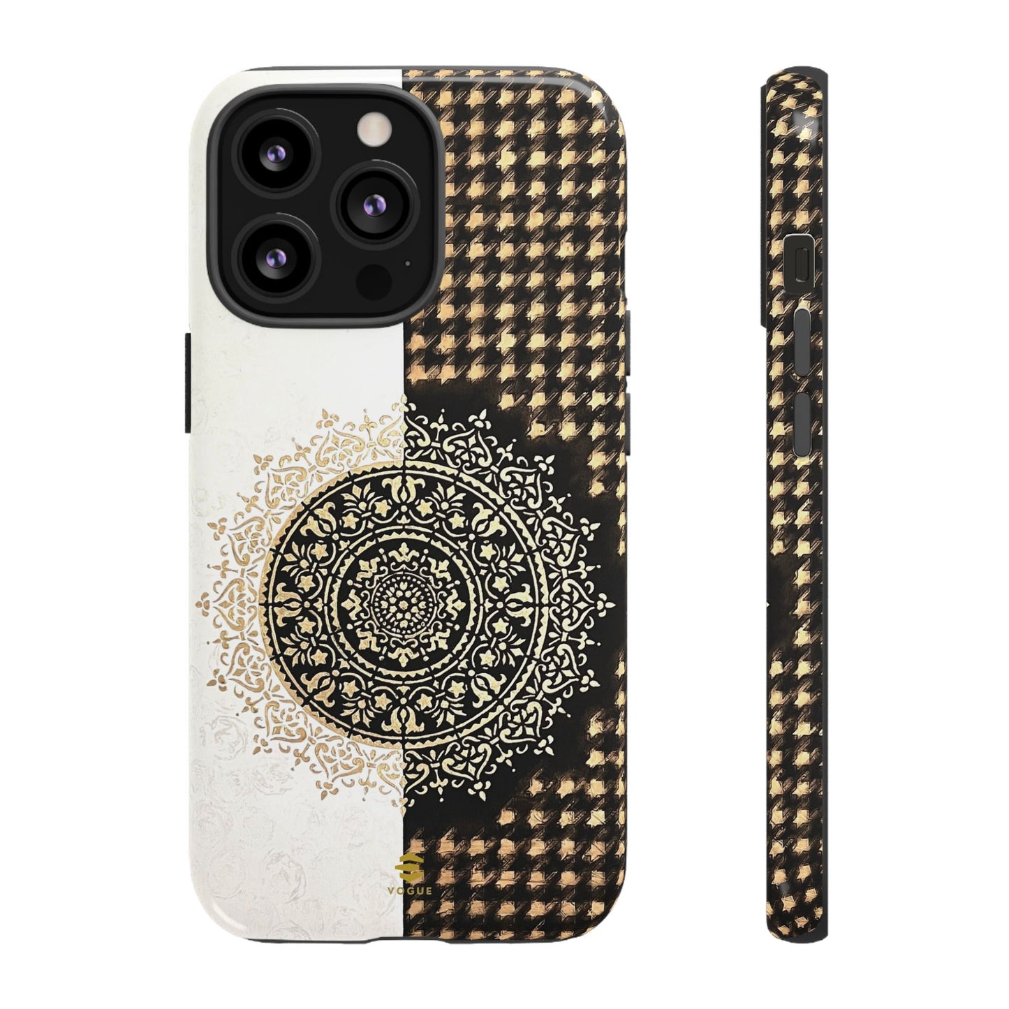 Funda para iPhone con pintura abstracta de mandala
