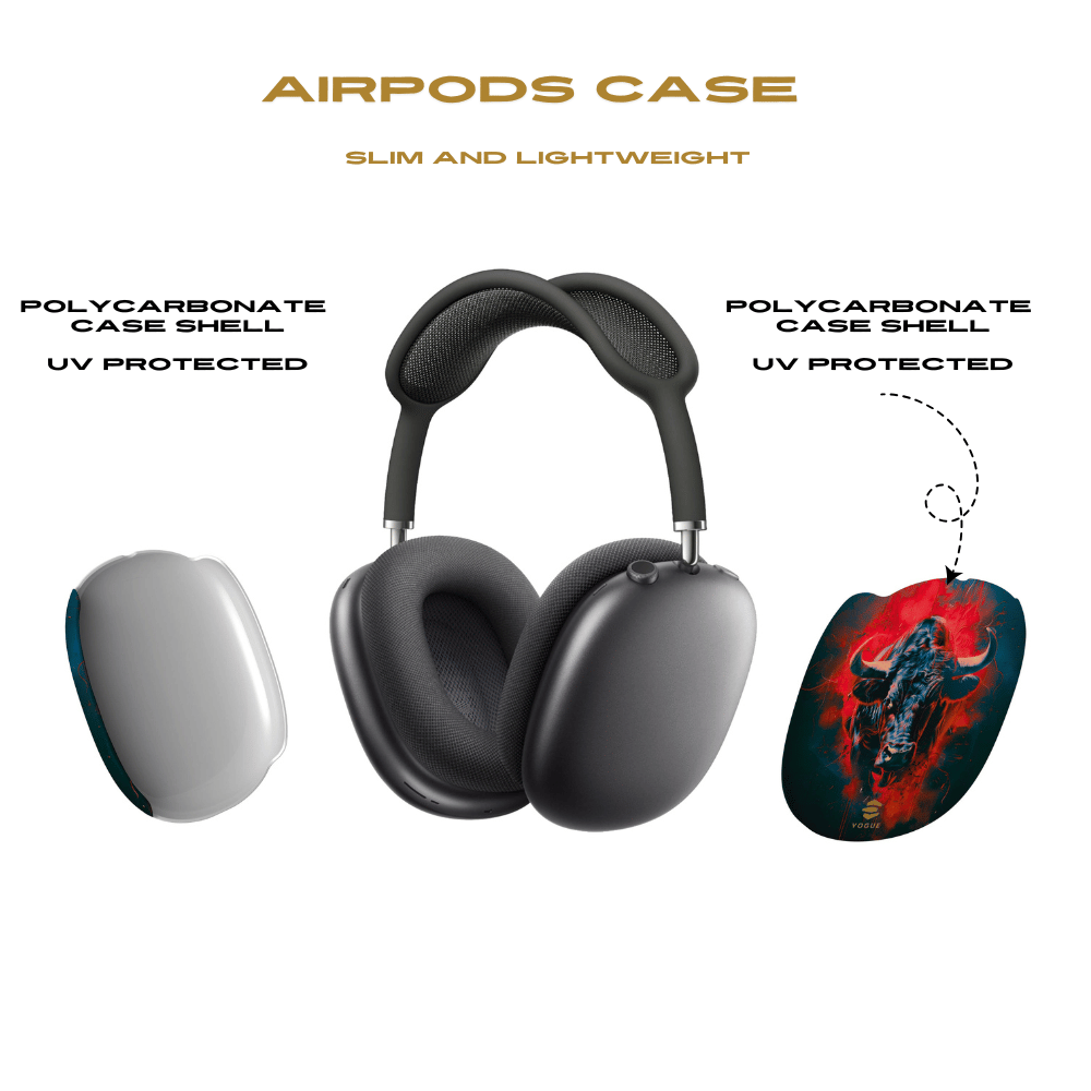Bull Teal AirPod Max Cases