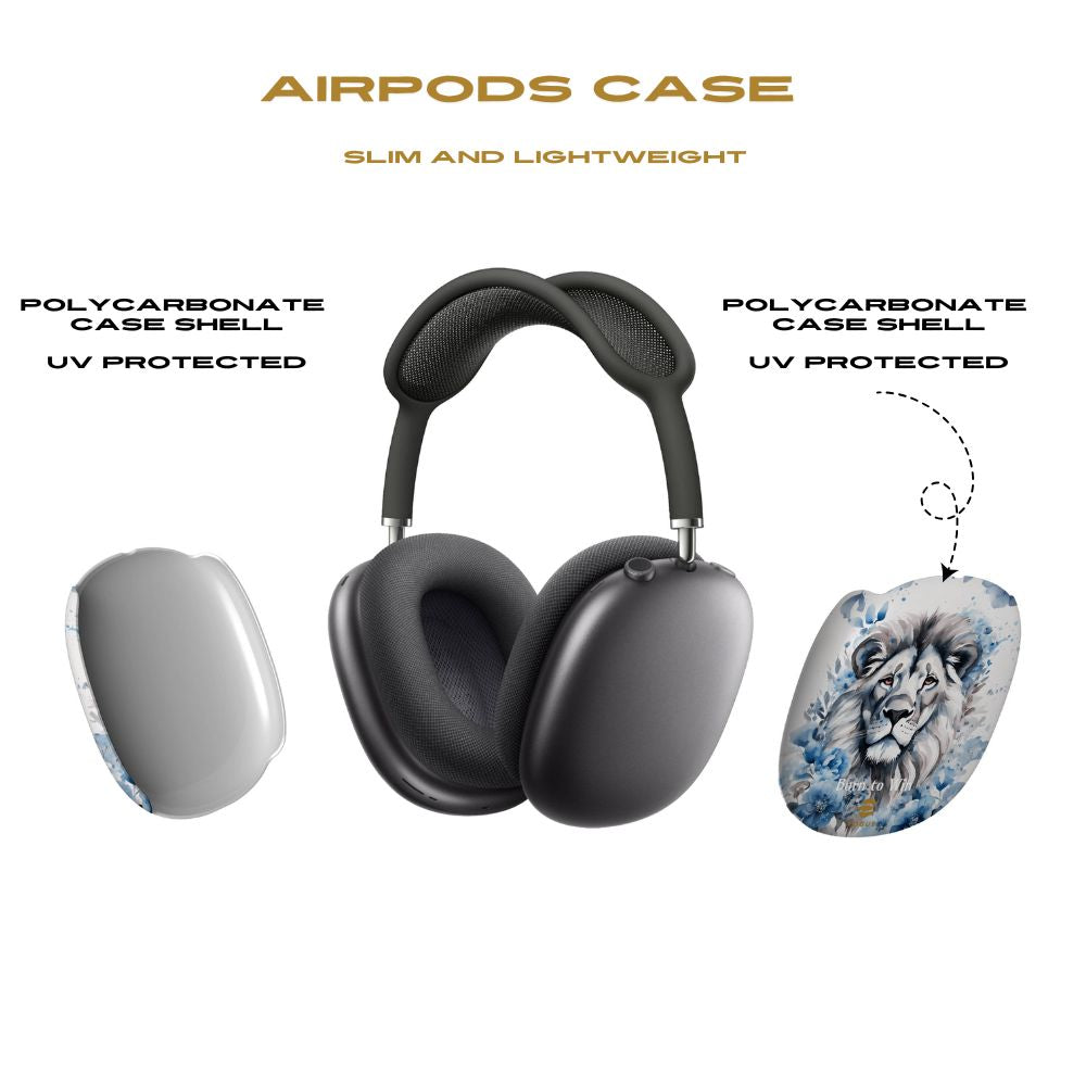 Lion Born To Win AirPod Max Cases