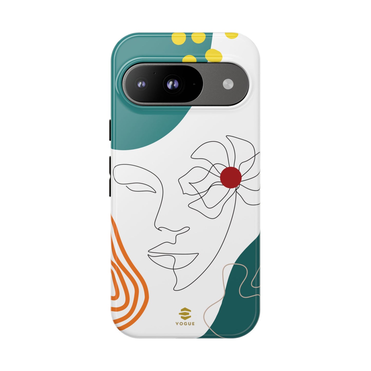 Women face Line Art Phone Case Google