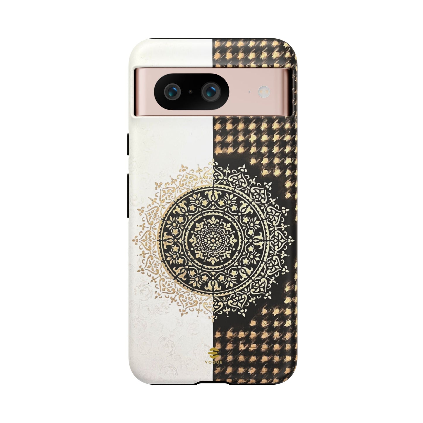 Estuche de Google con pintura abstracta de mandala