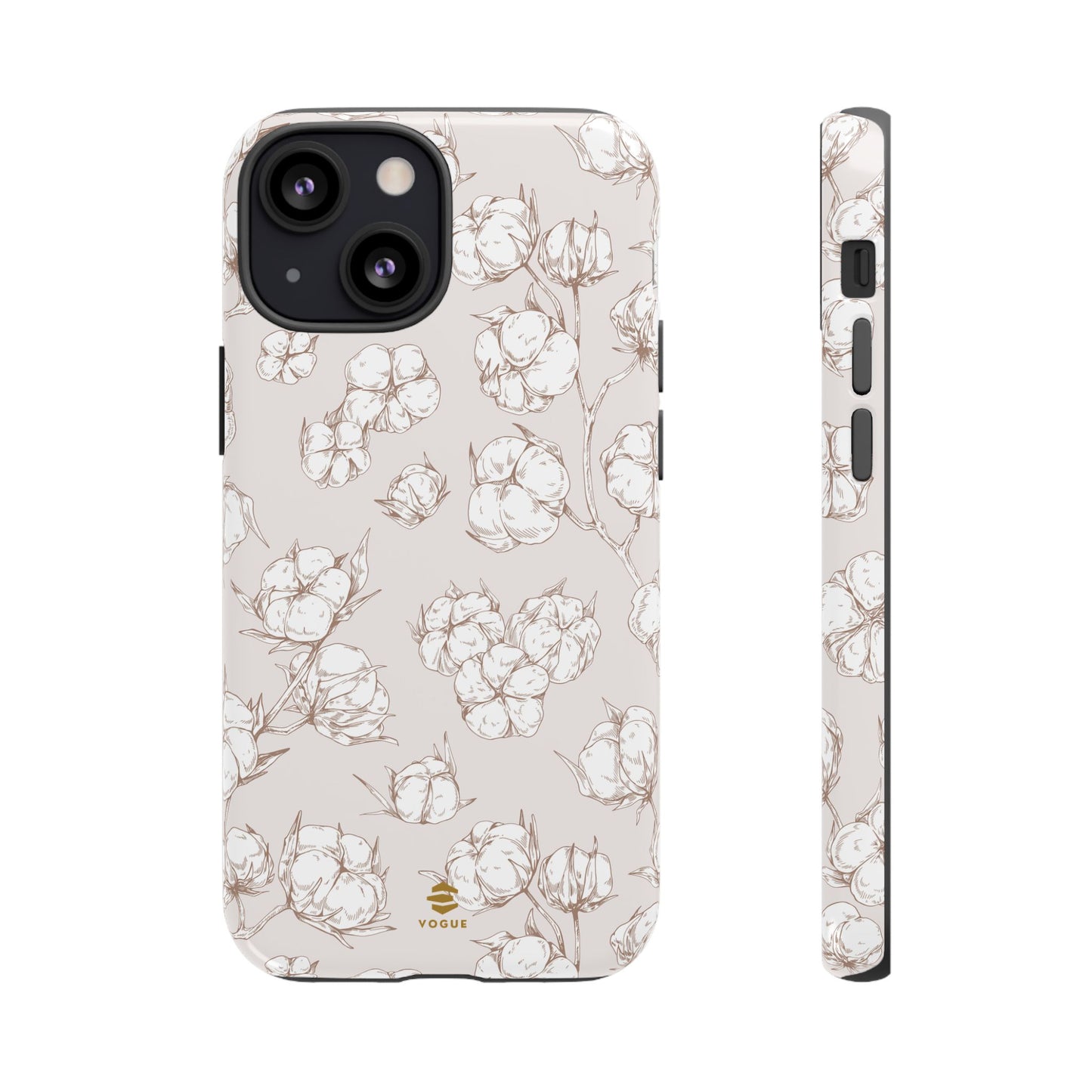 Funda para iPhone con diseño de campo de algodón