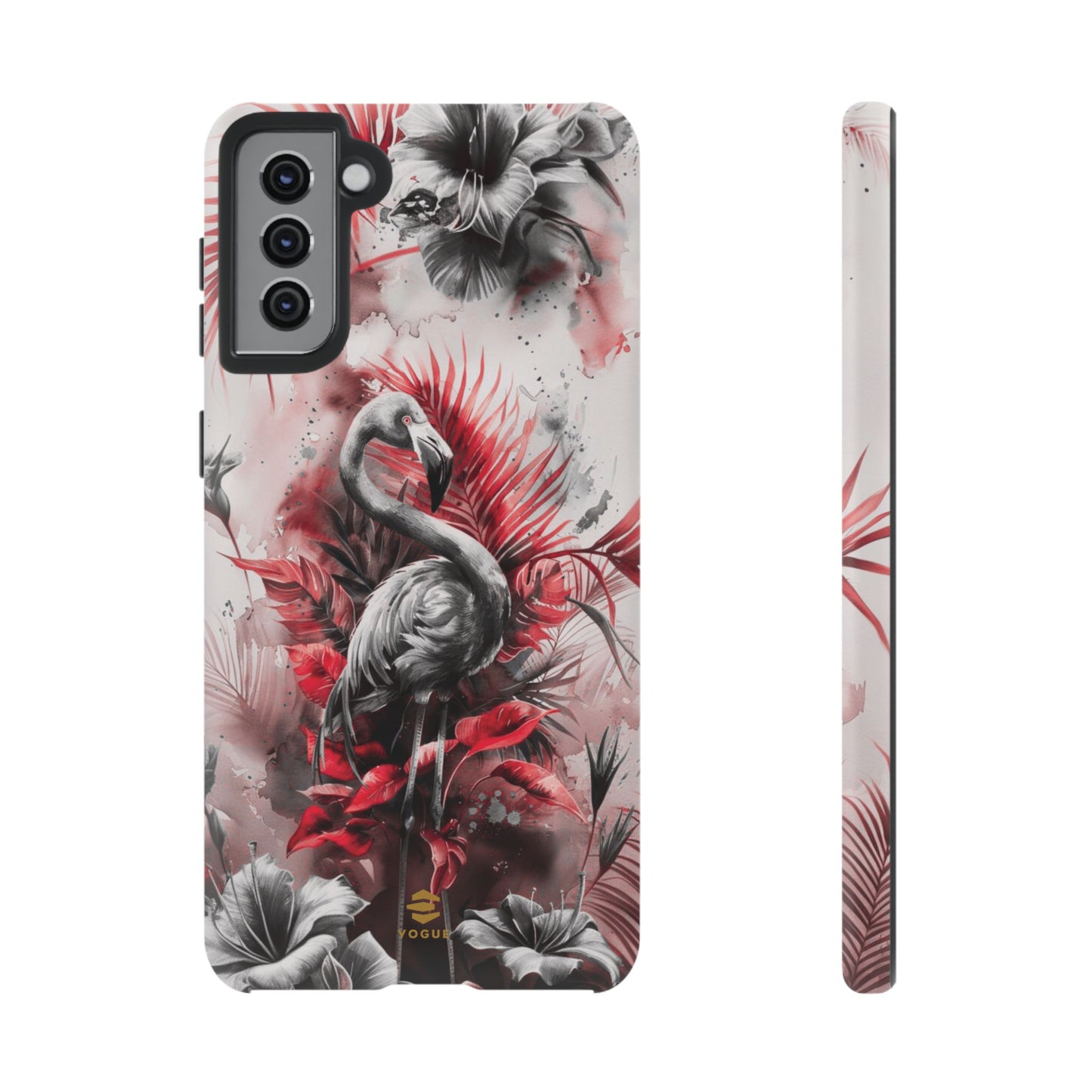 Flamingo Tropical Design Tough Phone Case Samsung