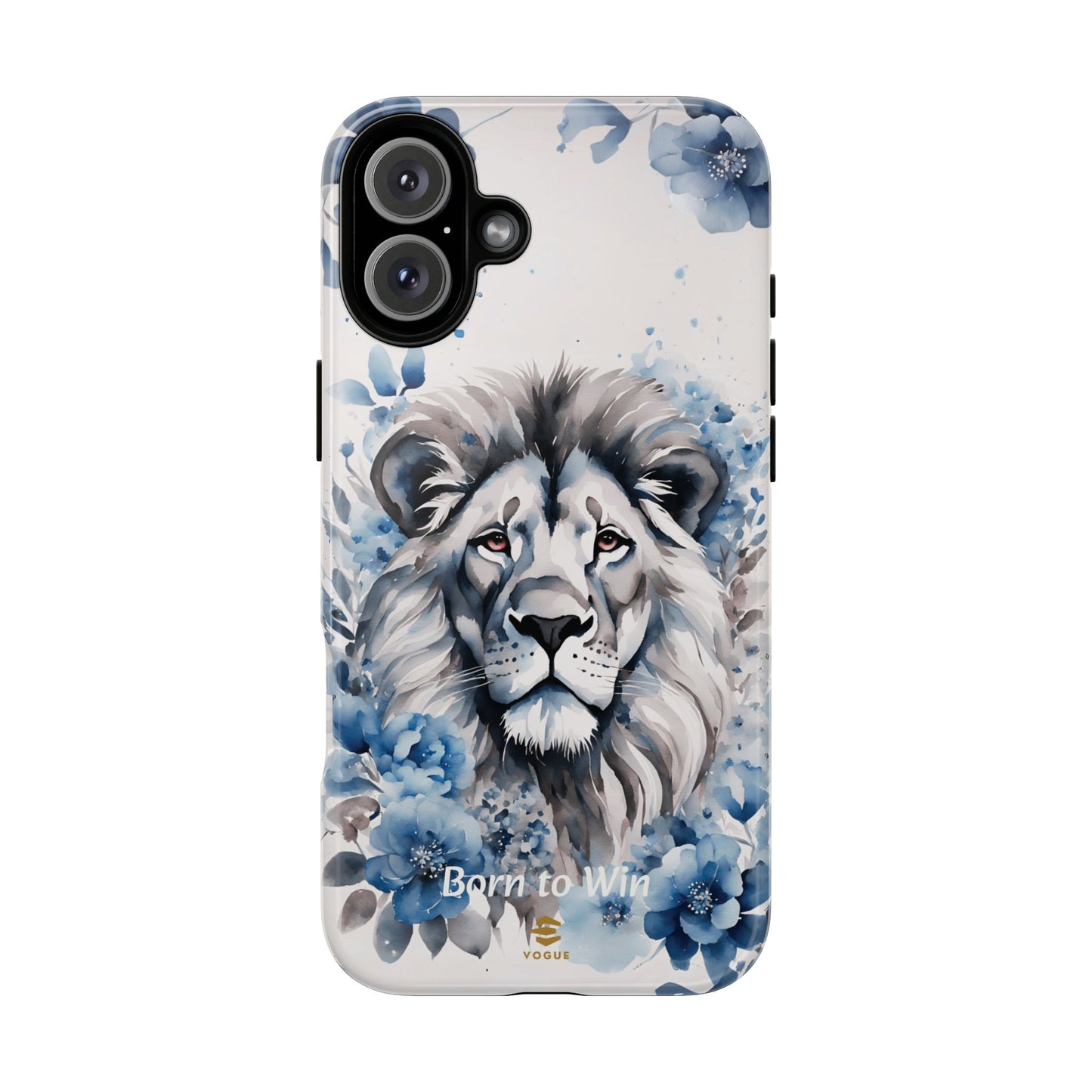 Lion Born to Win iPhone Tough Phone Case