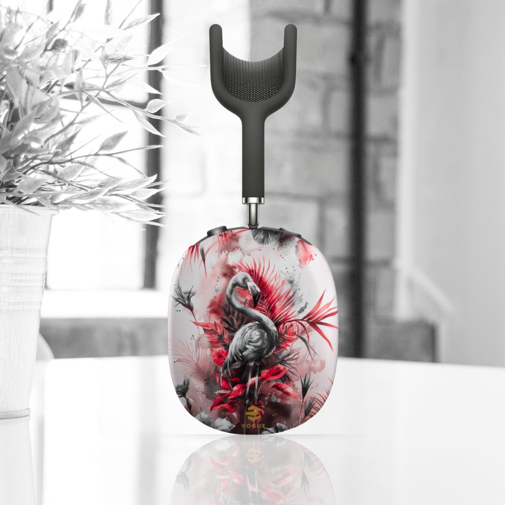 Flamingo Tropical Design AirPod Max Cases