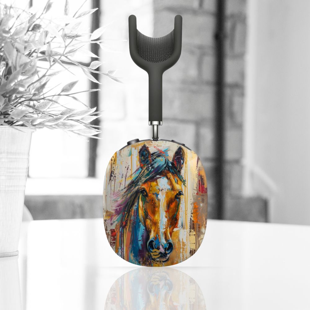 Horse Art AirPod Max Cases - Brown