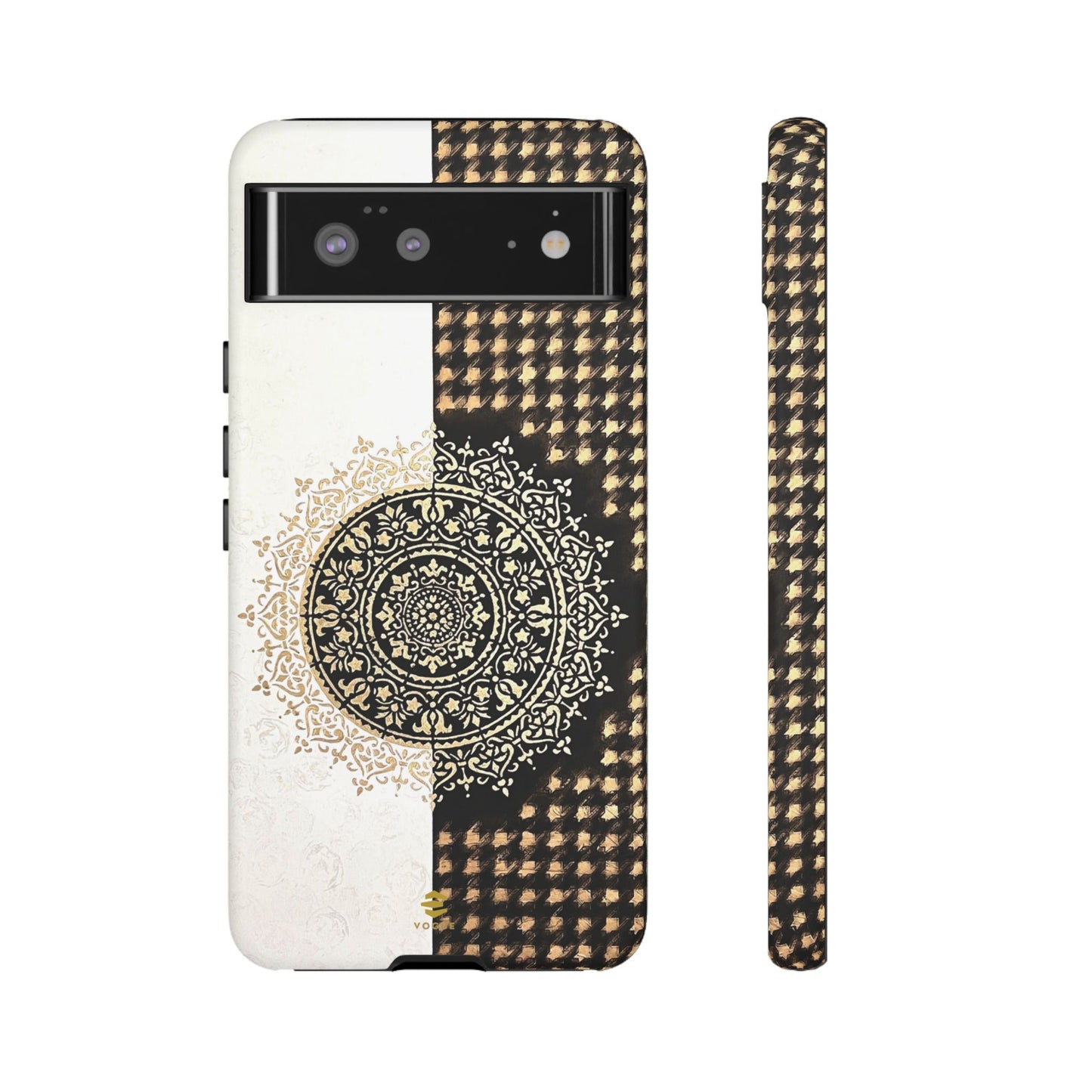 Estuche de Google con pintura abstracta de mandala