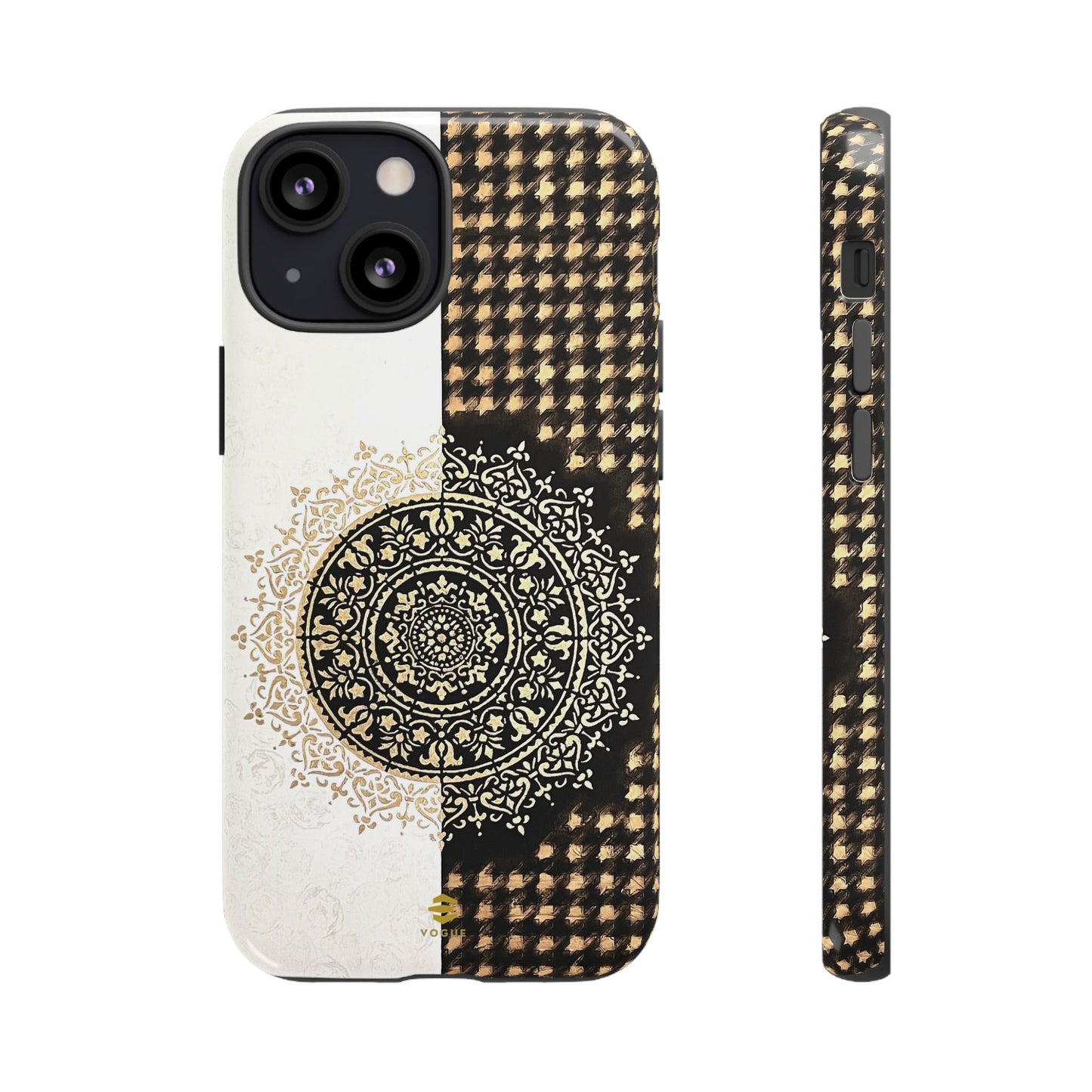 Funda para iPhone con pintura abstracta de mandala