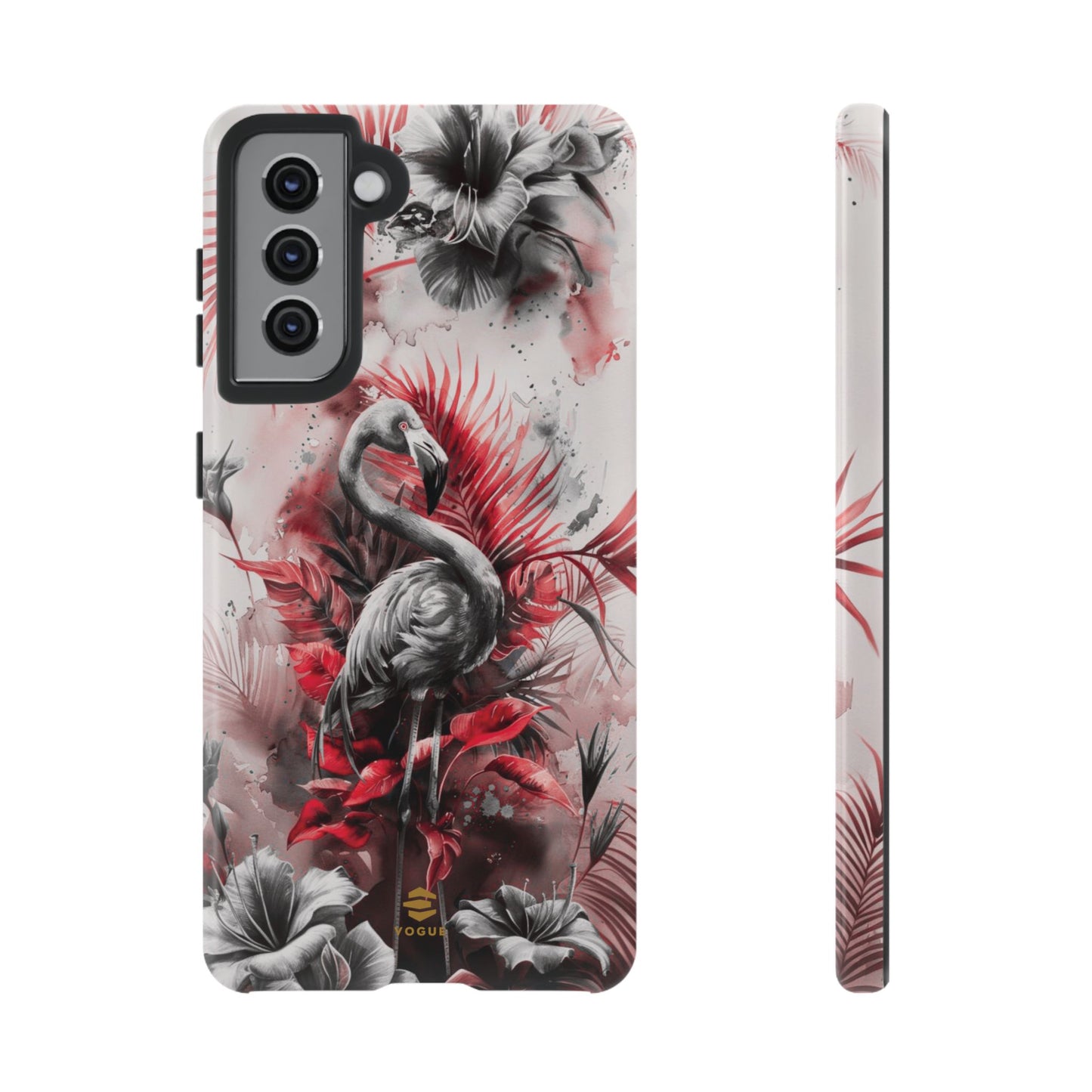 Flamingo Tropical Design Tough Phone Case Samsung