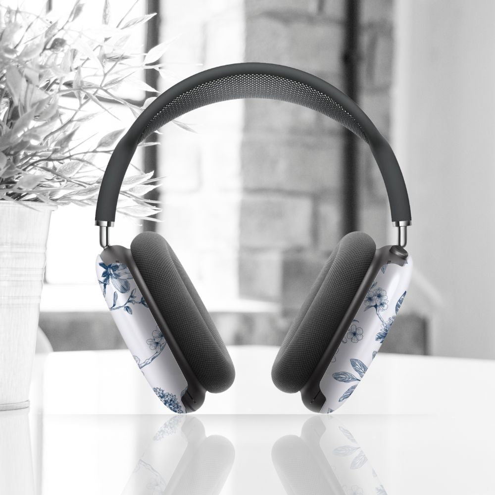 Floral Line Art AirPod Max Cases