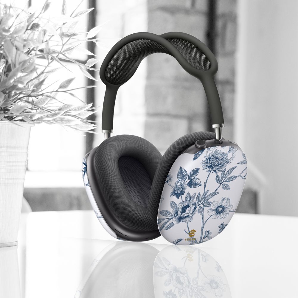 Floral Line Art AirPod Max Cases