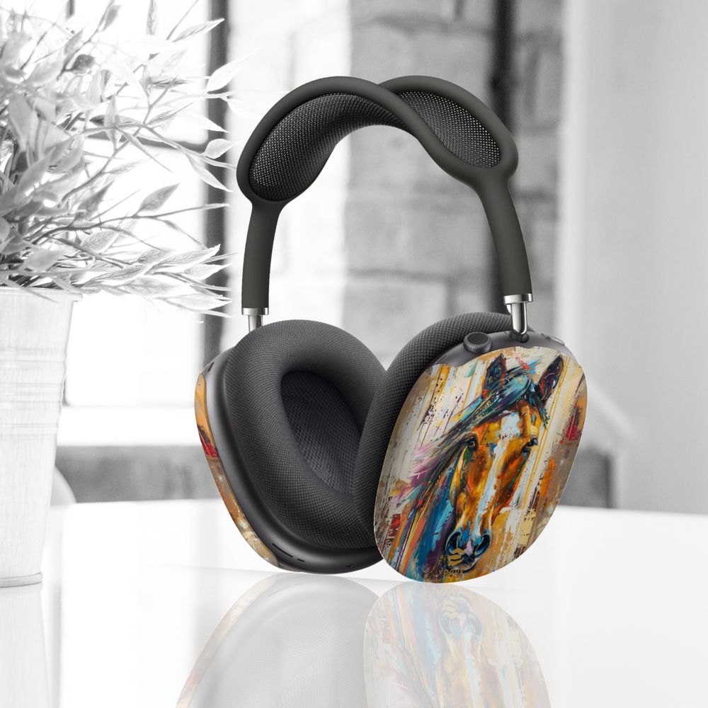 Horse Art AirPod Max Cases - Brown