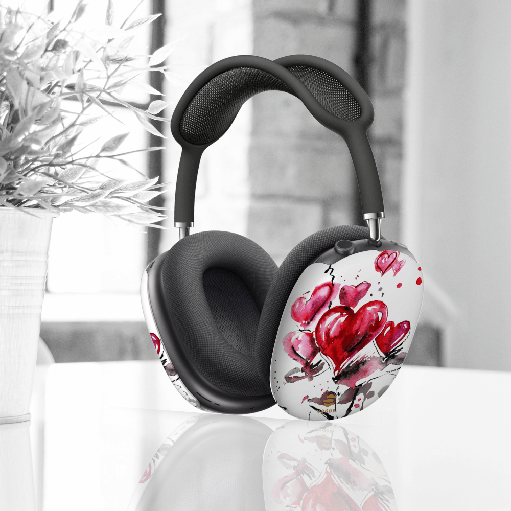 Abstract Hearts AirPod Max Cases Valentine's day gift for her