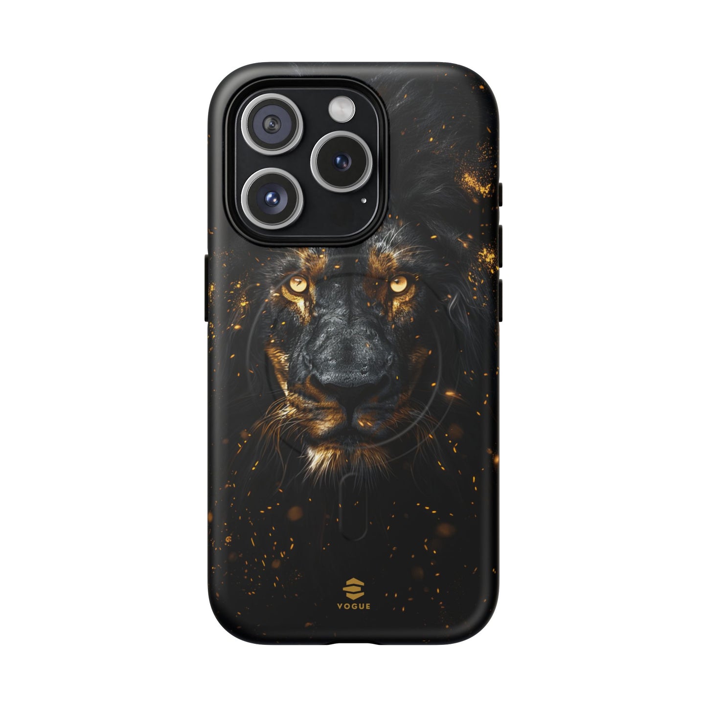 Black Lion Art for MagSafe iPhone Phone Case