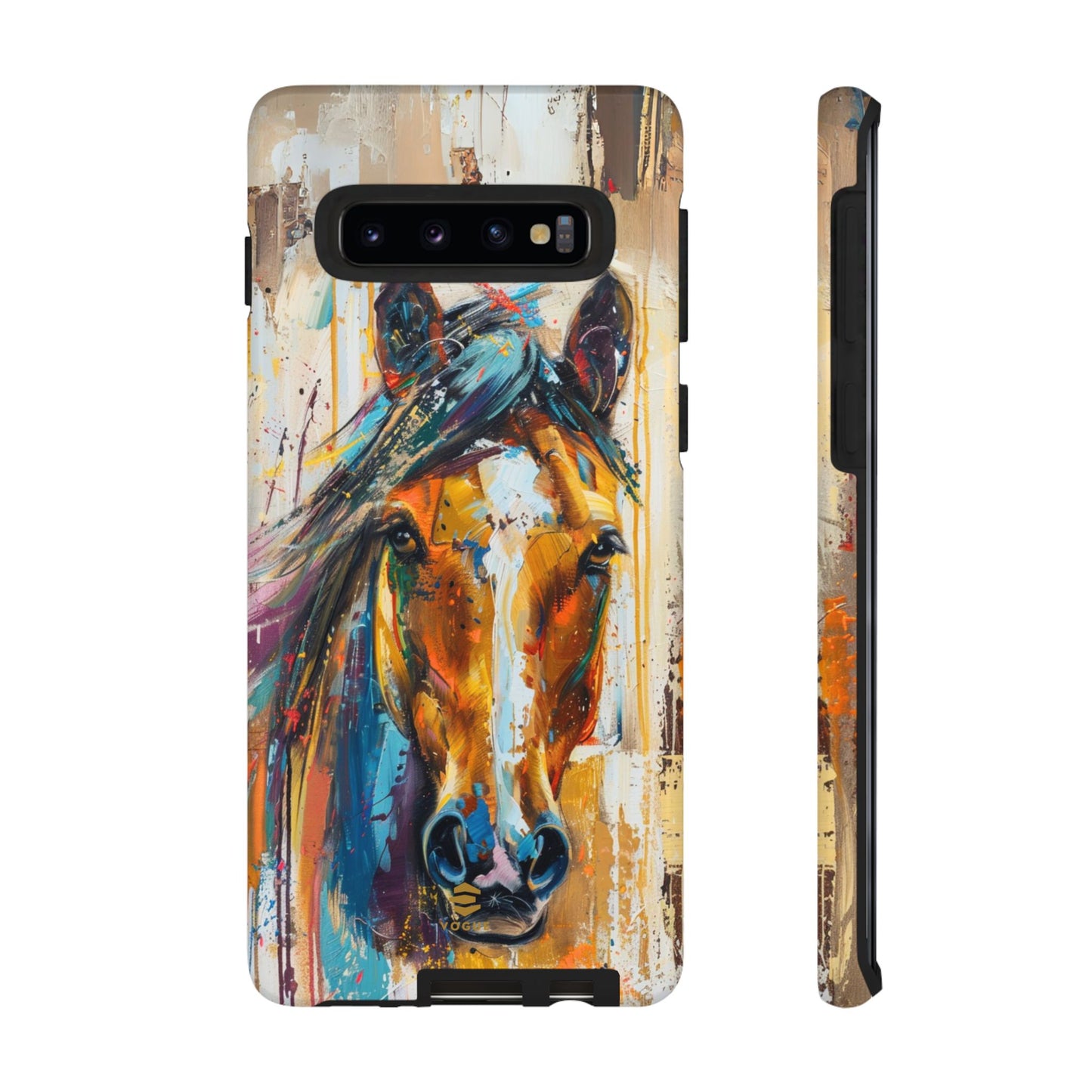 Horse Art Phone Case - Samsung Galaxy - Tough Case - Brown