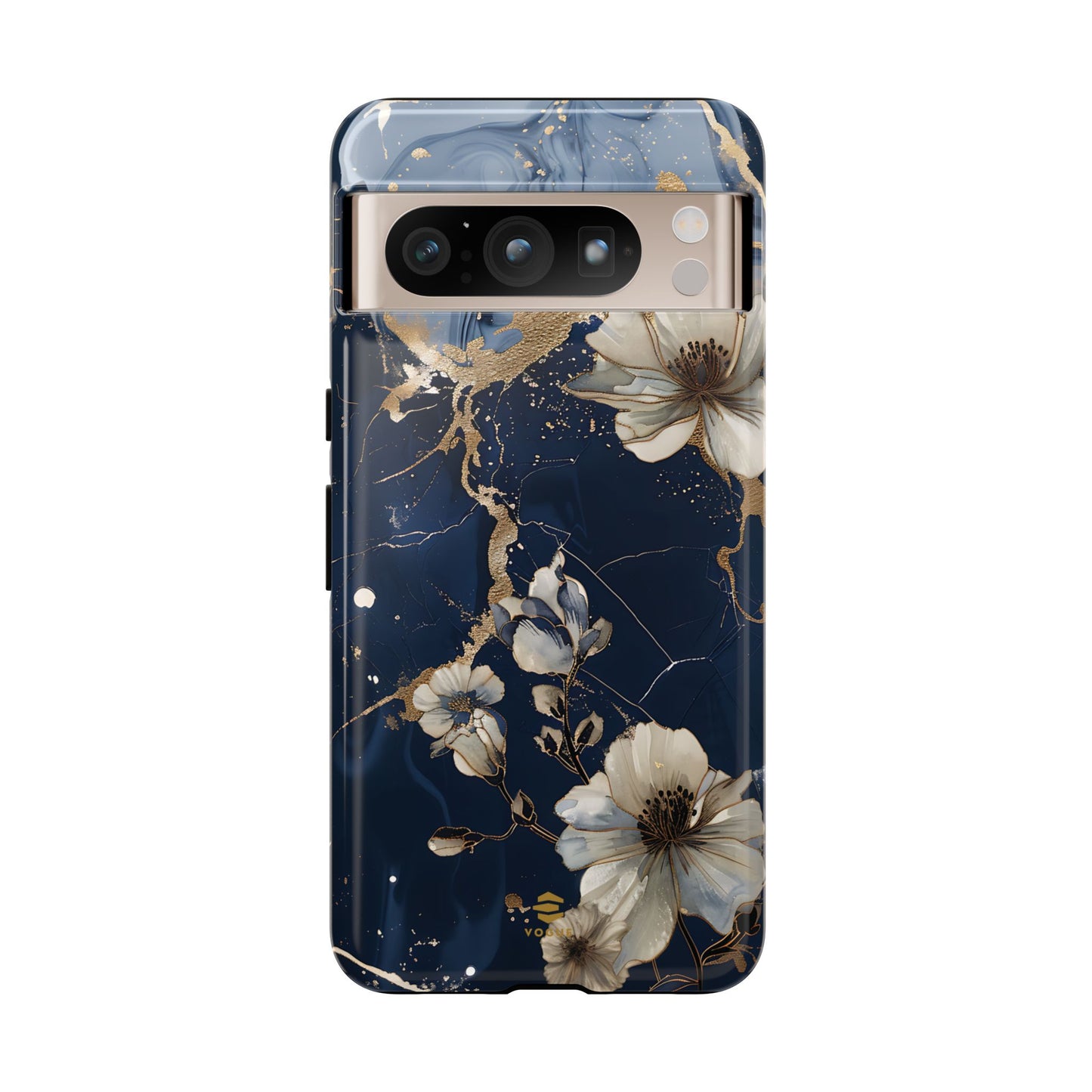 Funda para Google con diseño floral de mármol
