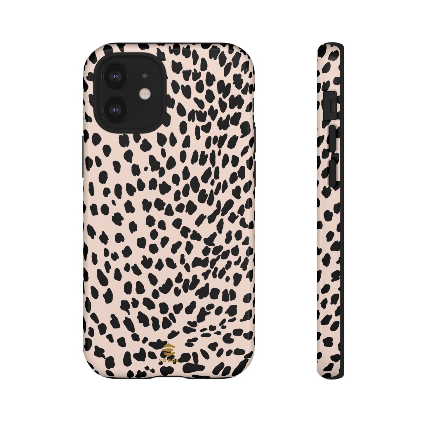iPhone-Hülle mit Animalprint in Nude