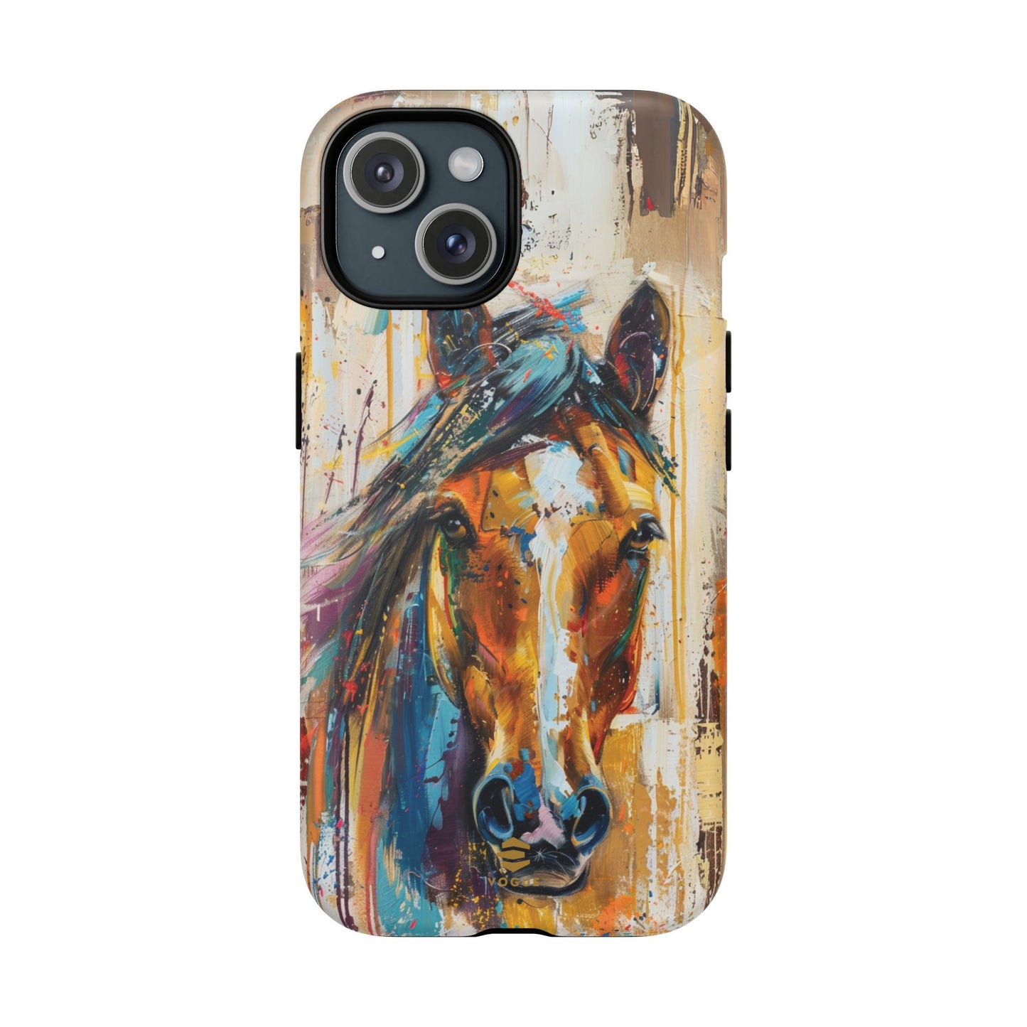 Horse Art iPhone Magsafe Phone Case Brown