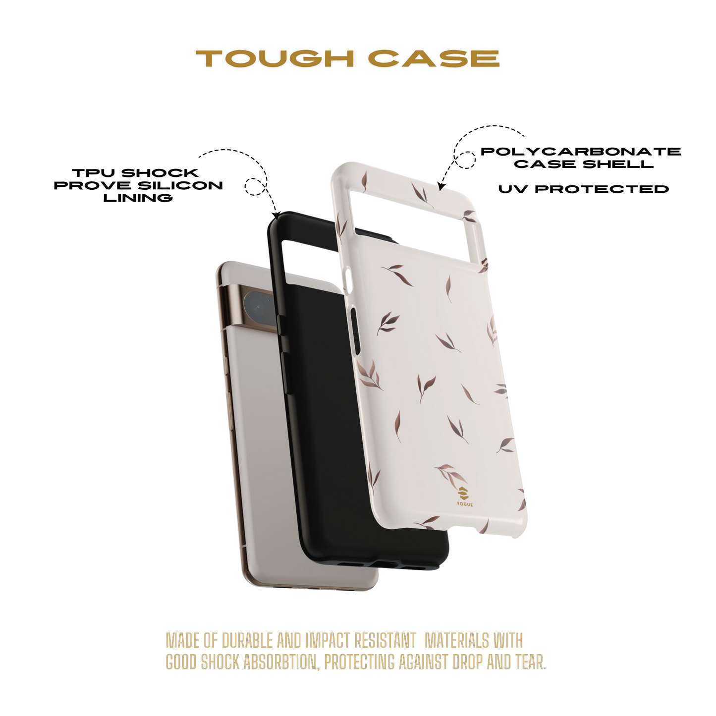 Beige Serenity Google Tough Case