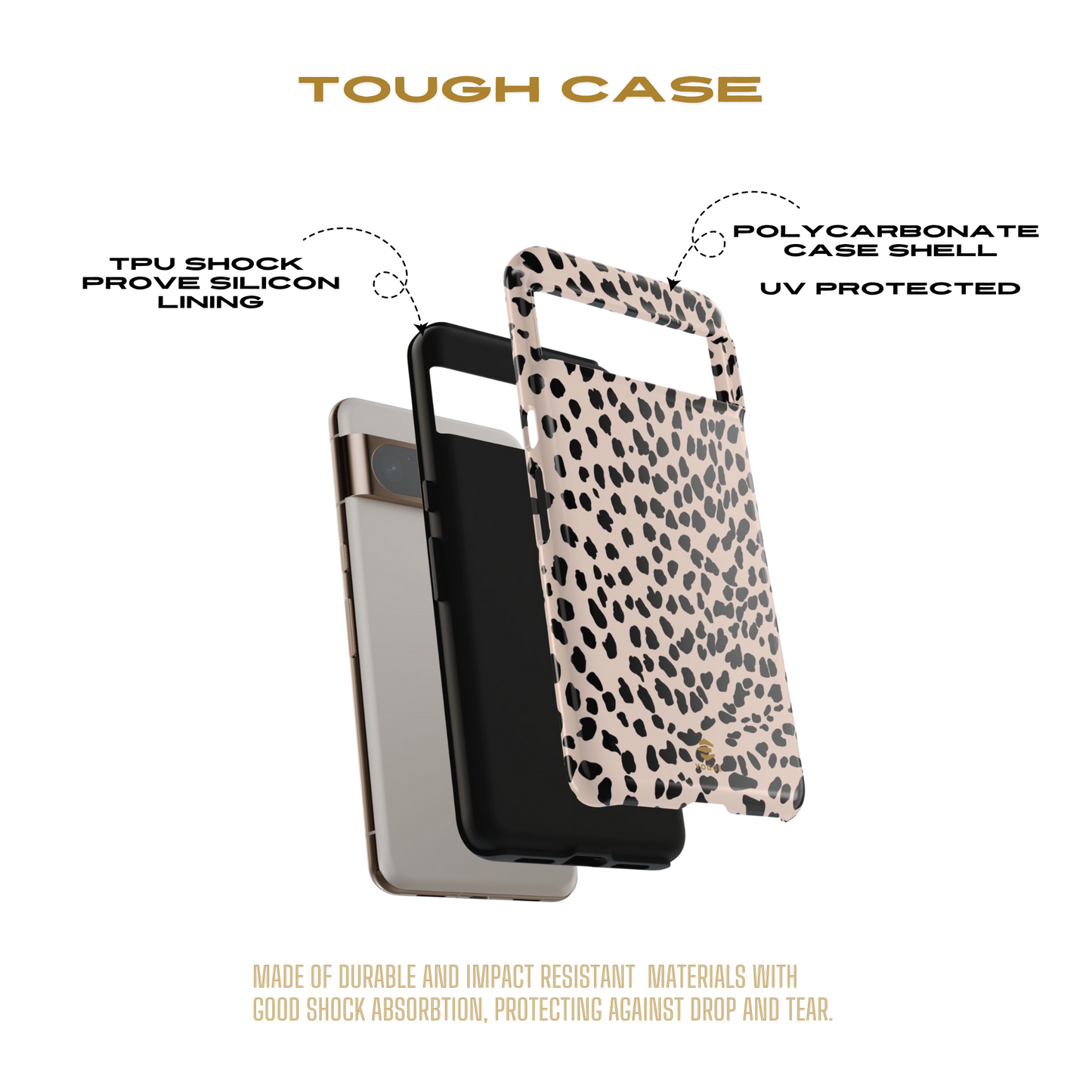 Beige Animal Print Google Tough Case