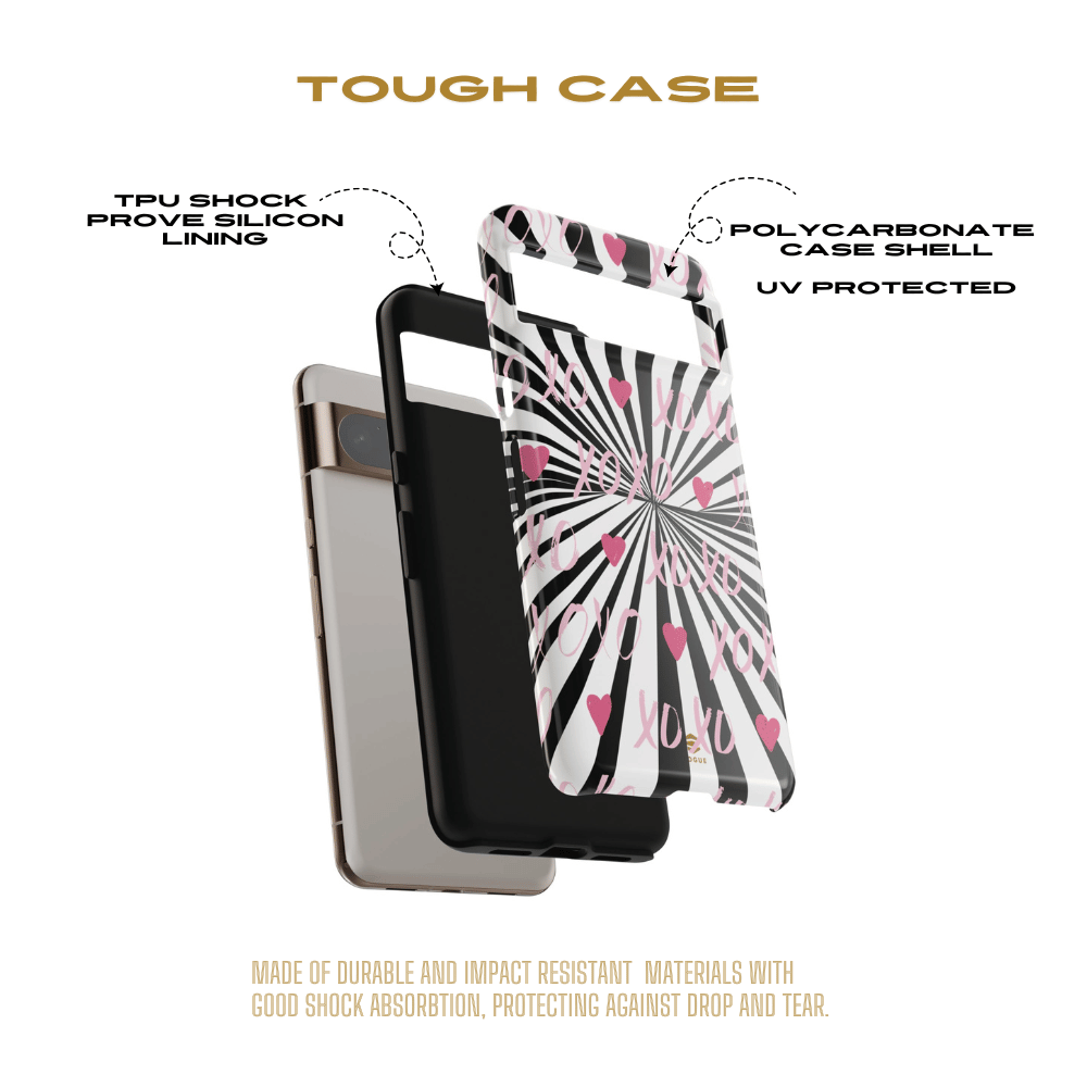 XOXO Valentine's Phone Case Tough for google pixel