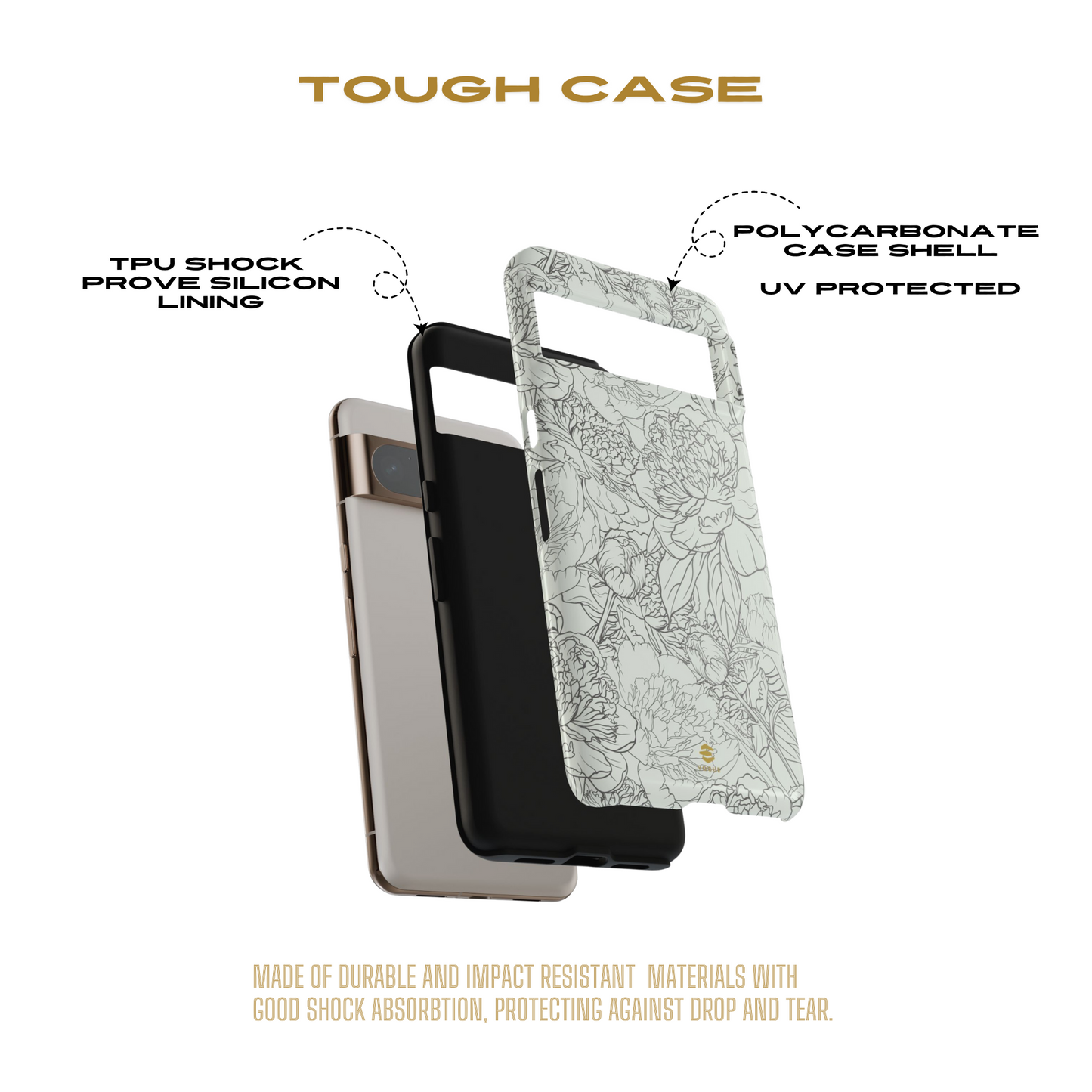 Estuche para Google Sage Peony Garden