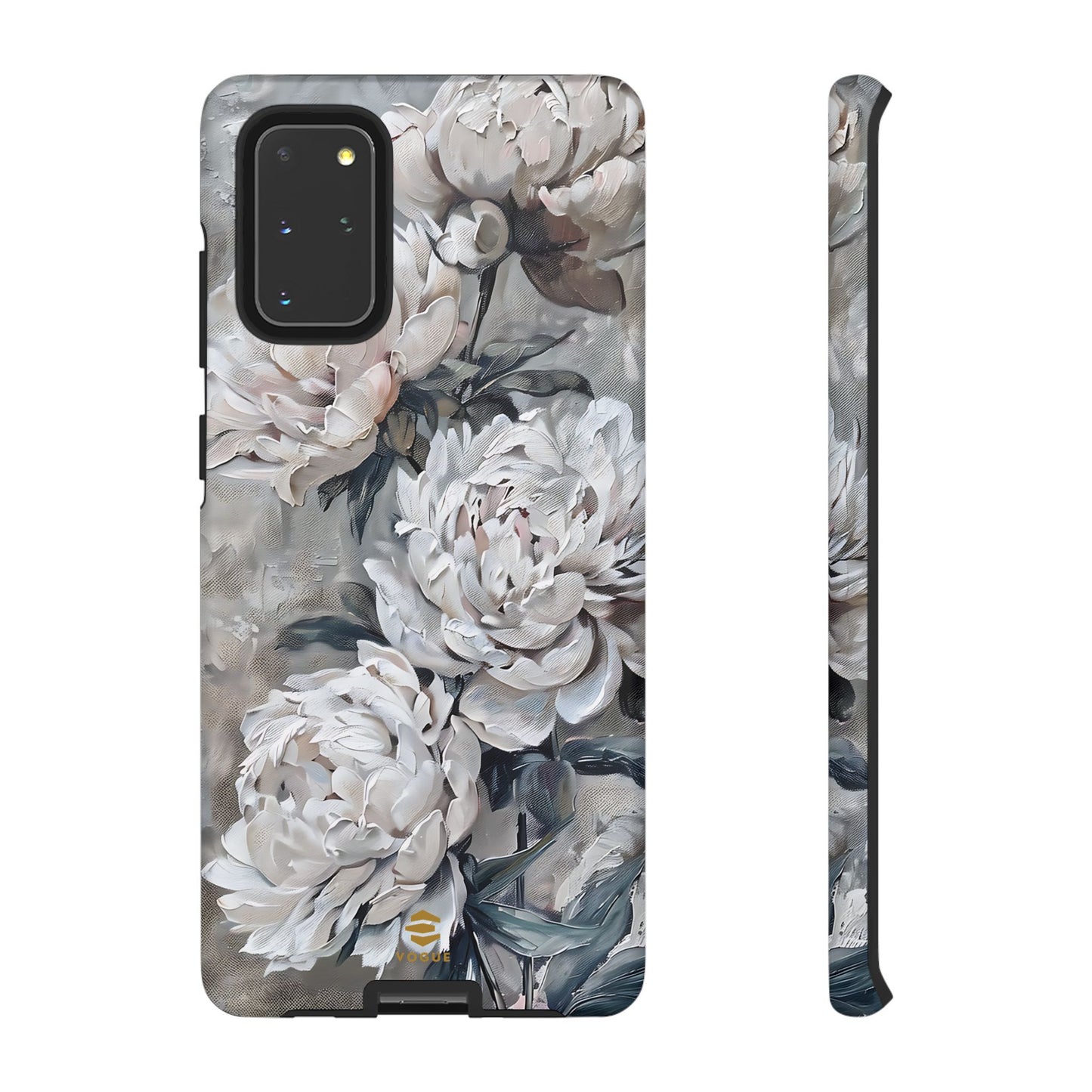 Funda para Samsung con pintura de peonías