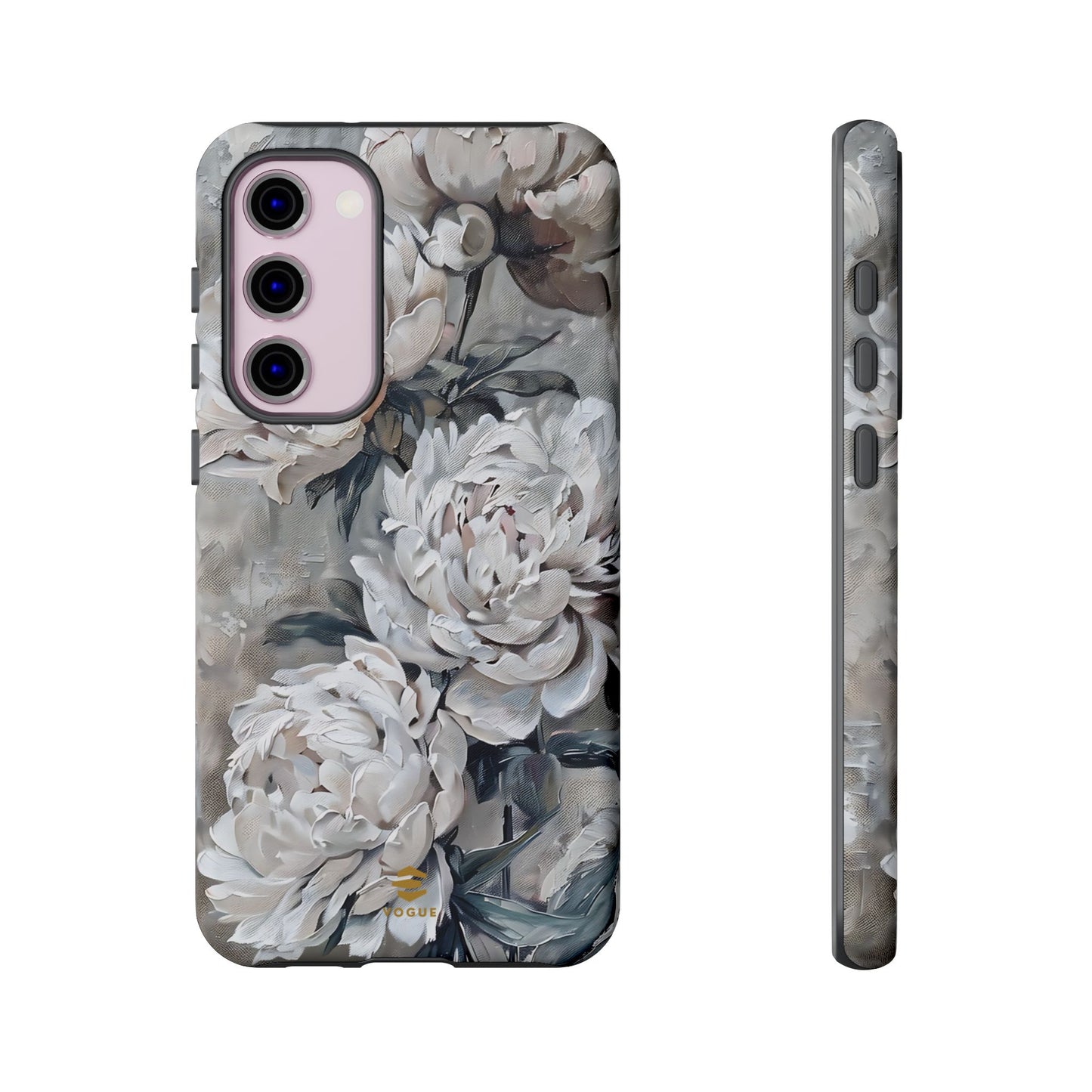 Funda para Samsung con pintura de peonías