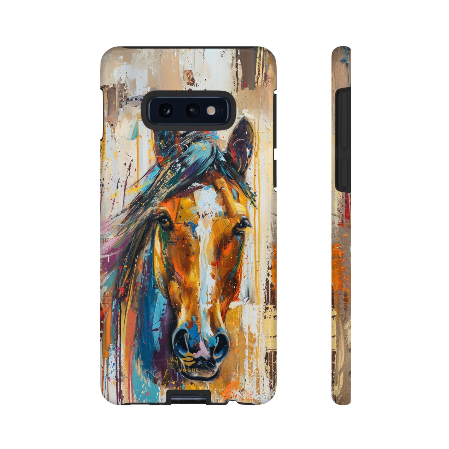 Horse Art Phone Case - Samsung Galaxy - Tough Case - Brown