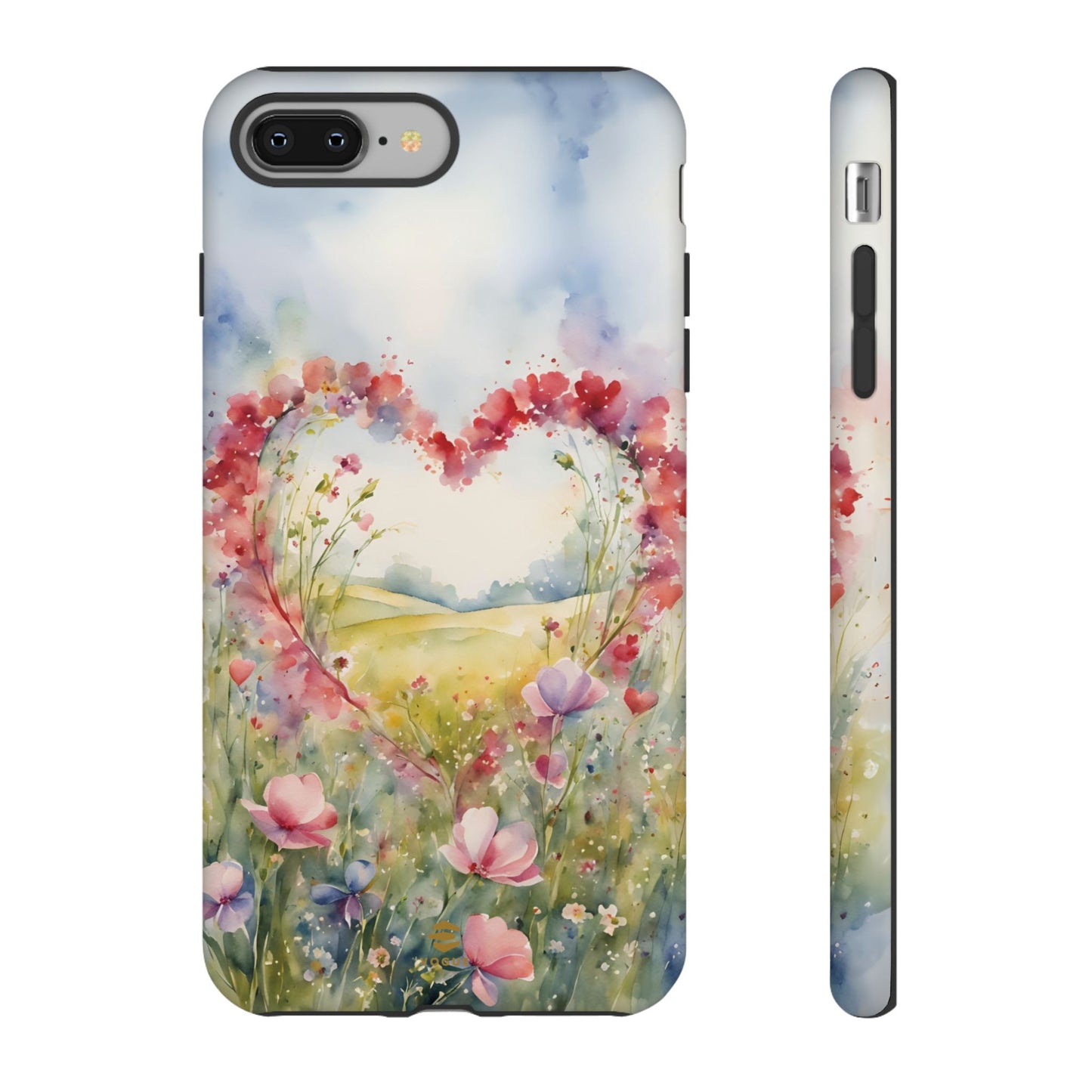 Flower heart iPhone Tough Case