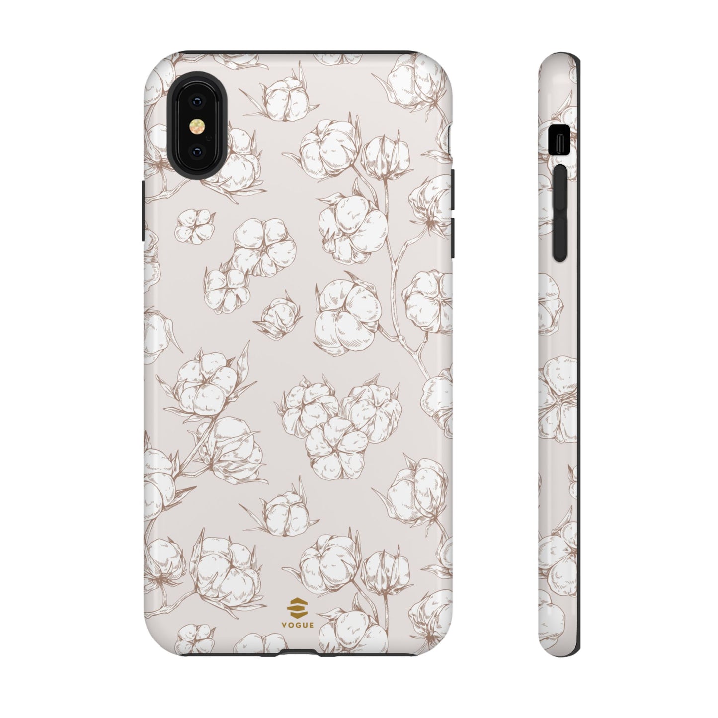 Funda para iPhone con diseño de campo de algodón