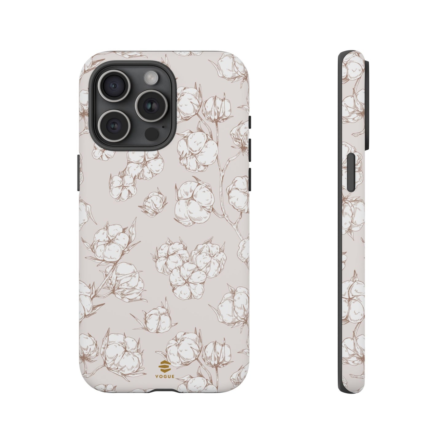 Funda para iPhone con diseño de campo de algodón