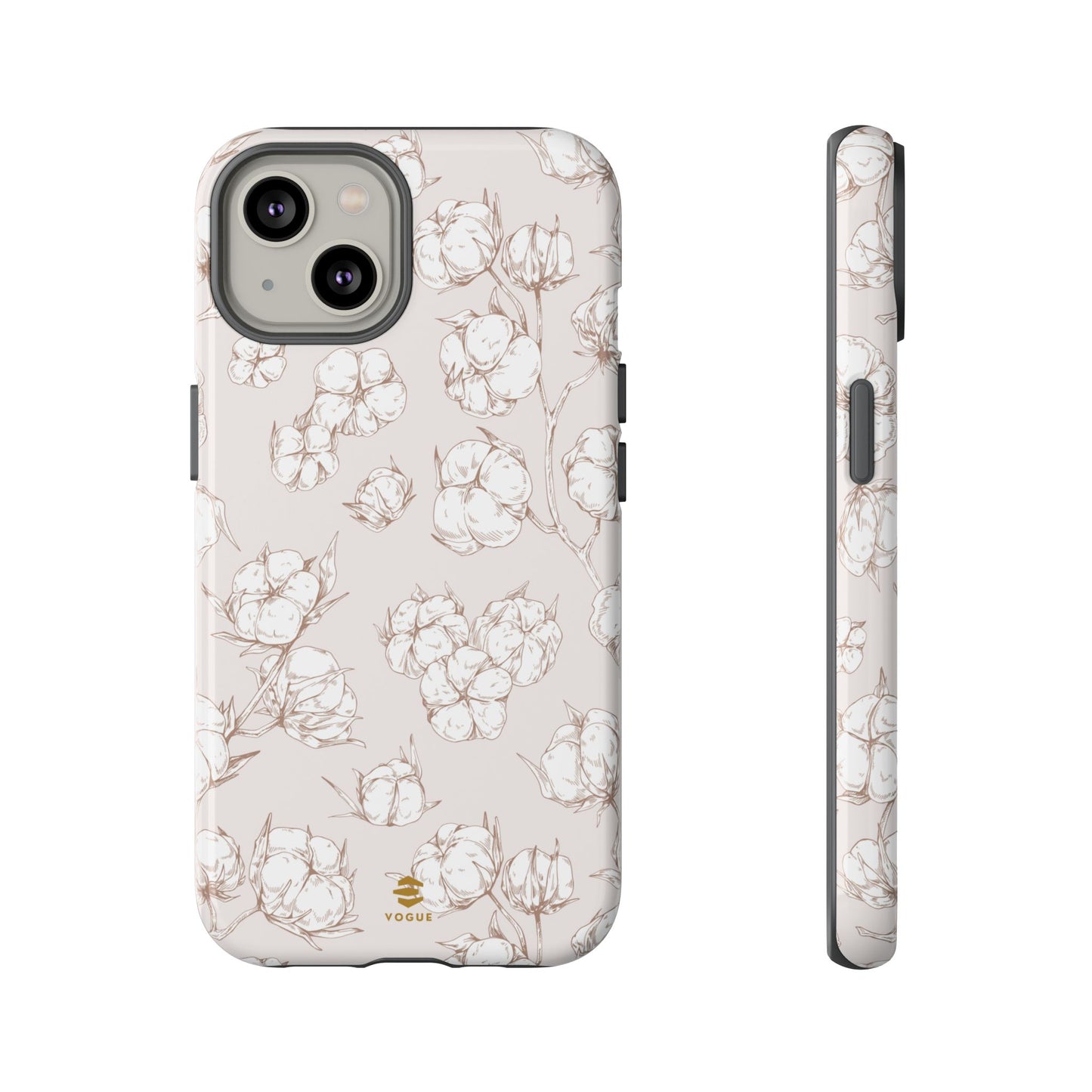 Funda para iPhone con diseño de campo de algodón