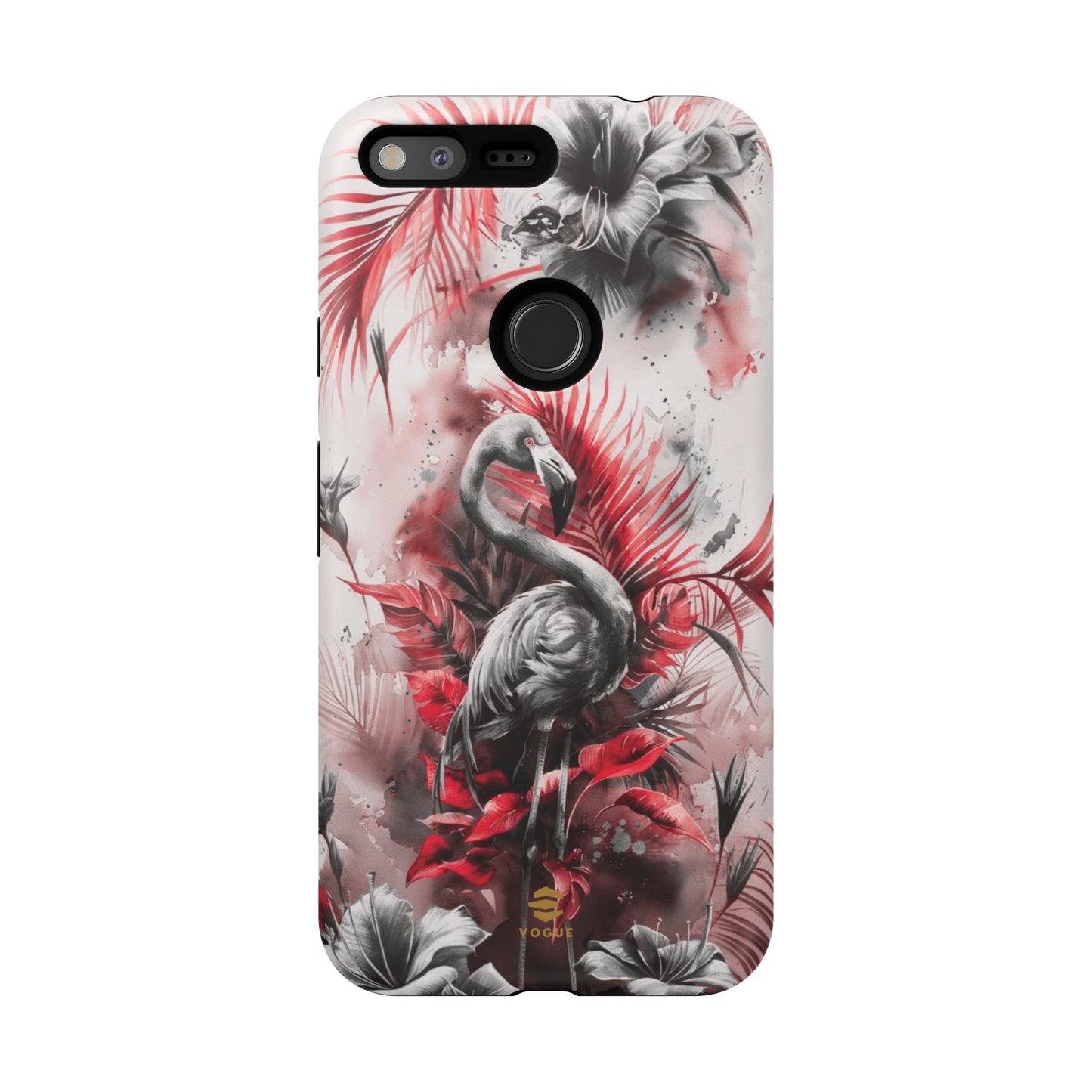 Flamingo Tropical Design Tough Phone Case Pixel
