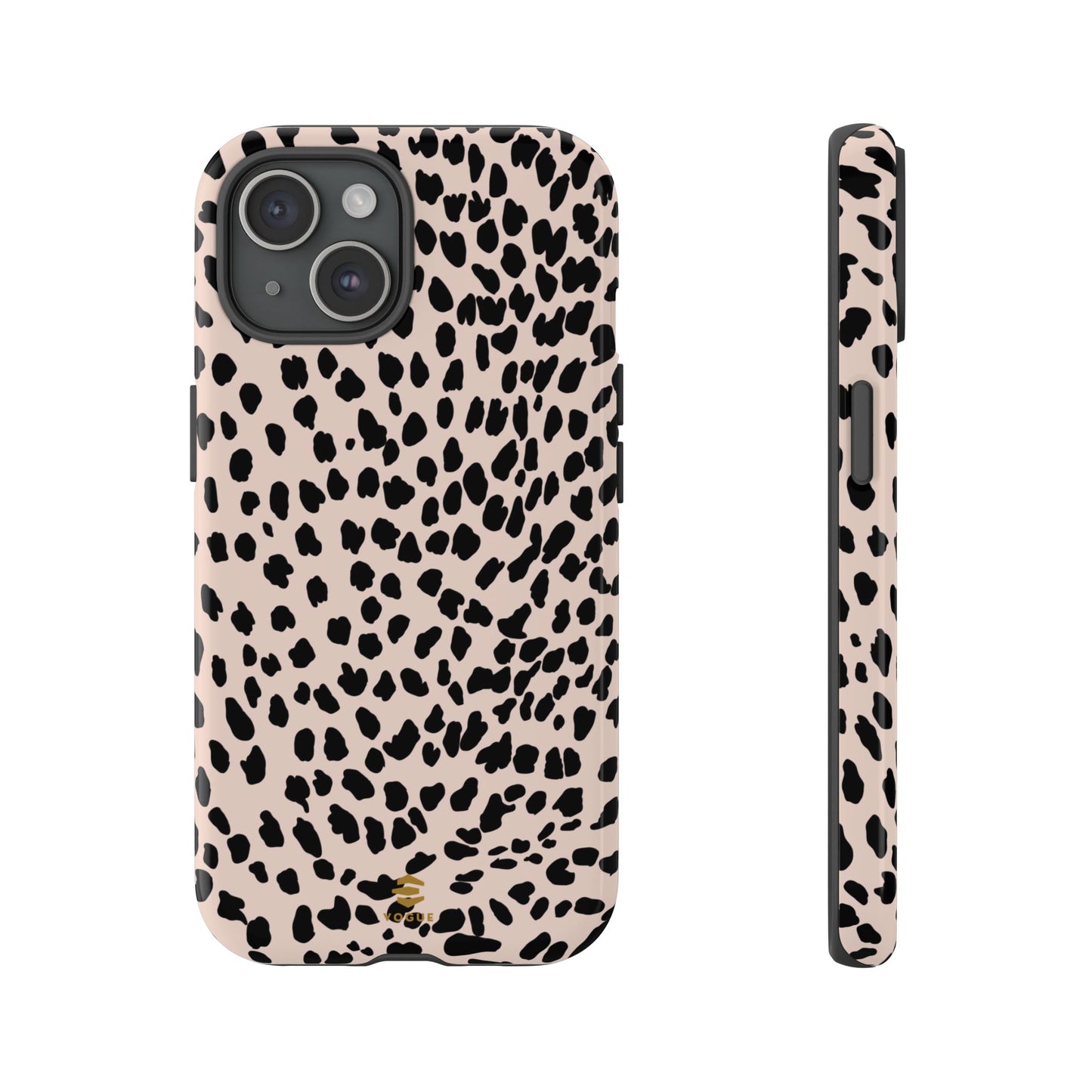 iPhone-Hülle mit Animalprint in Nude