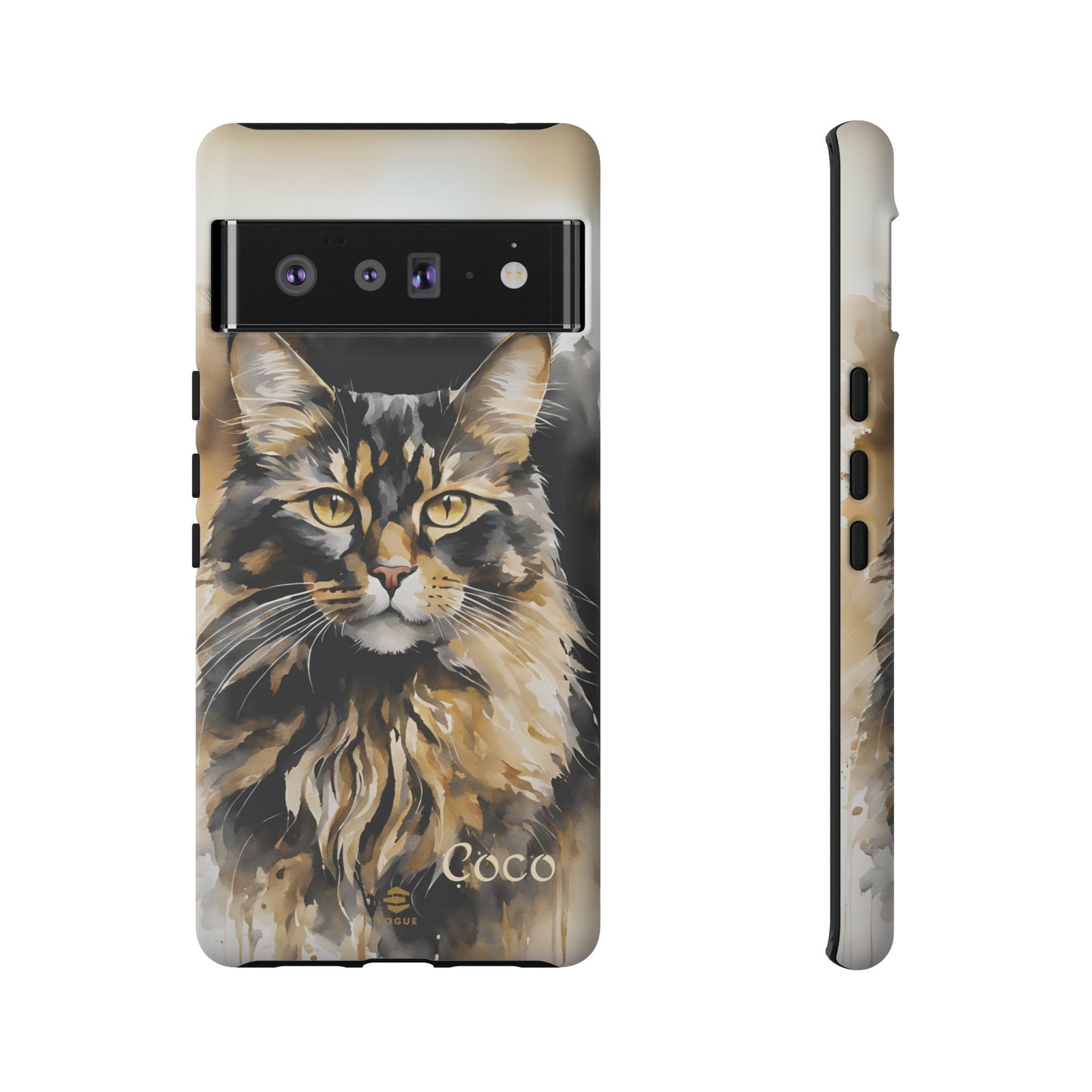 Custom Meow Cat Google Pixel Tough Phone Case