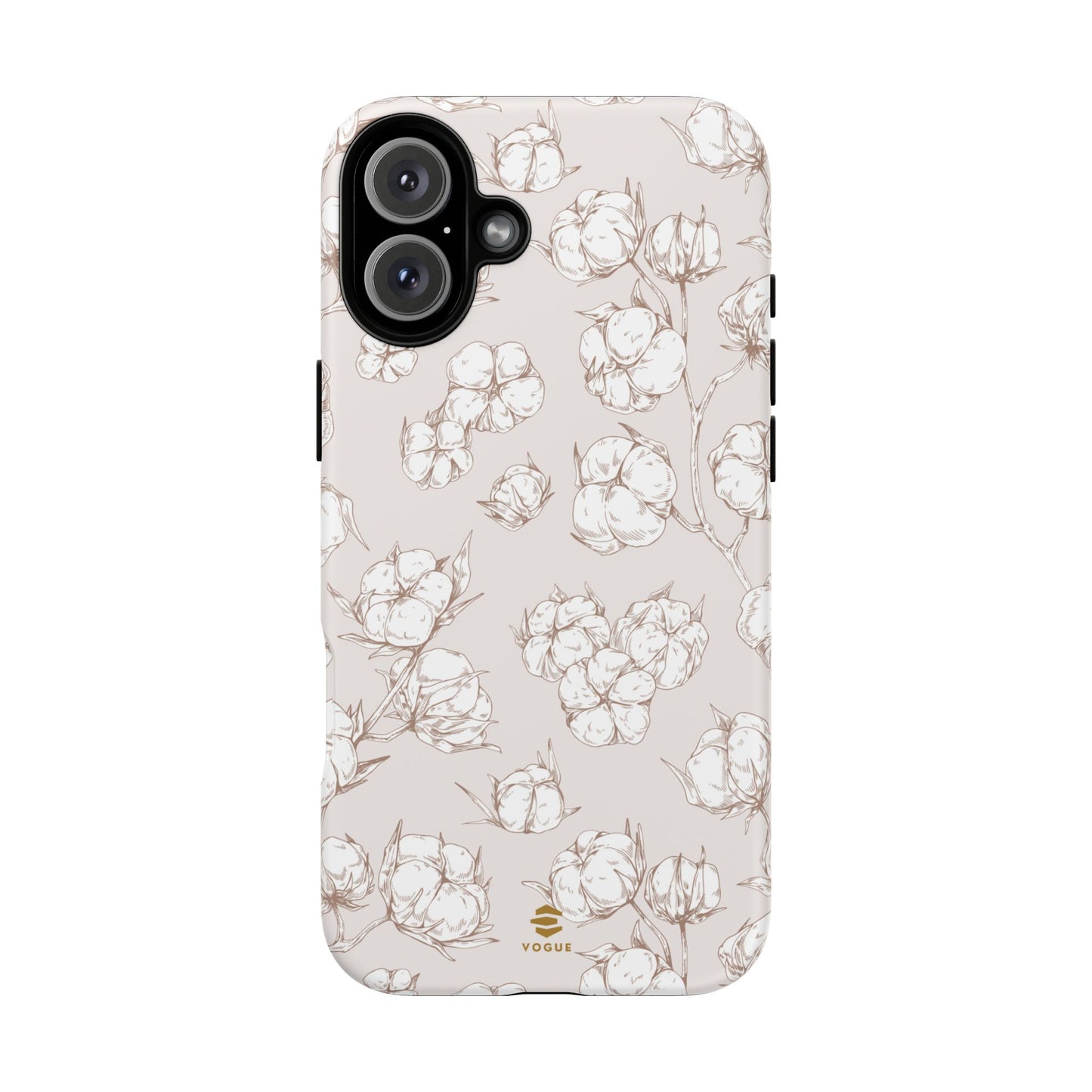 Funda para iPhone con diseño de campo de algodón