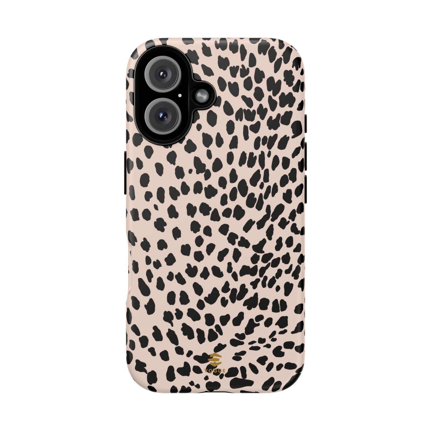 iPhone-Hülle mit Animalprint in Nude