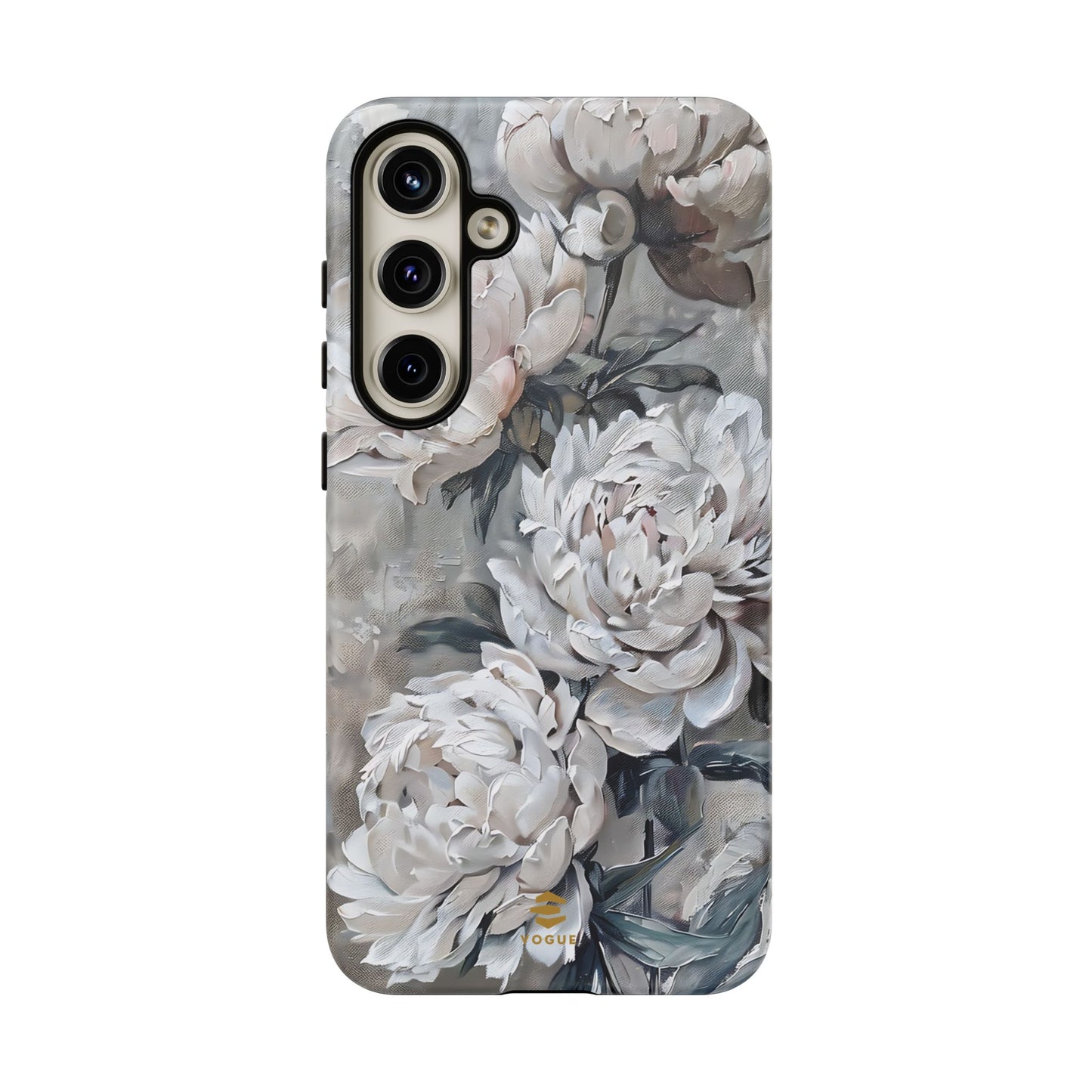 Funda para Samsung con pintura de peonías