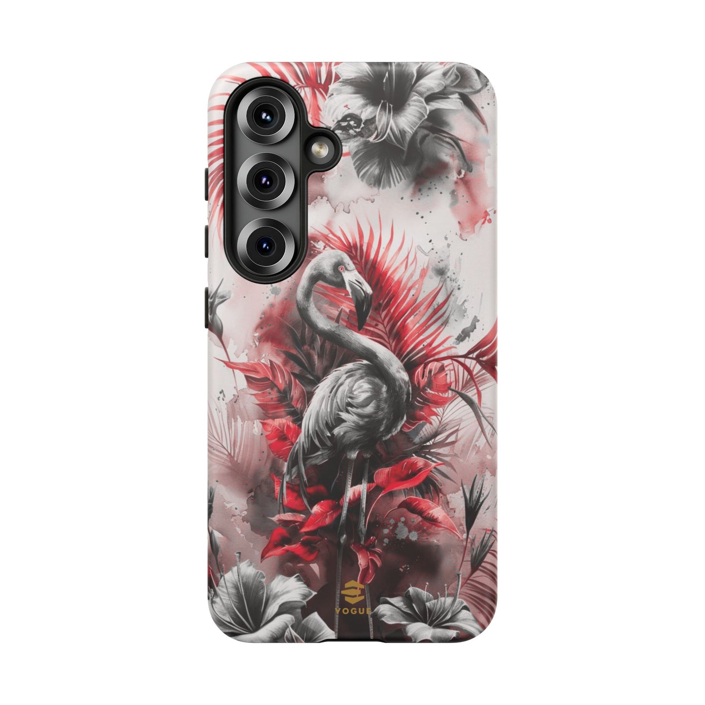 Flamingo Tropical Design Tough Phone Case Samsung