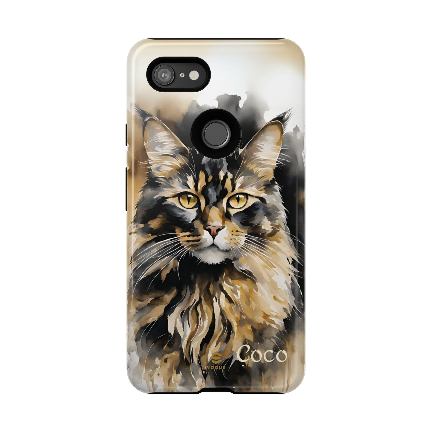 Custom Meow Cat Google Pixel Tough Phone Case